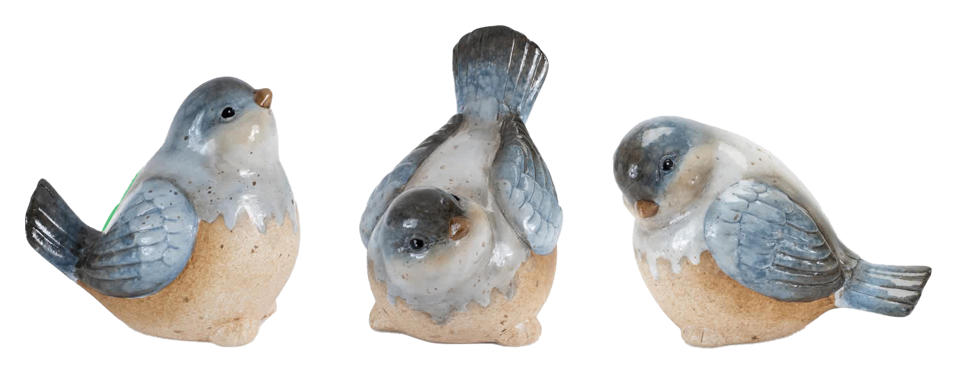 Image of Melrose International Ceramic Bird Figurines Set of 3