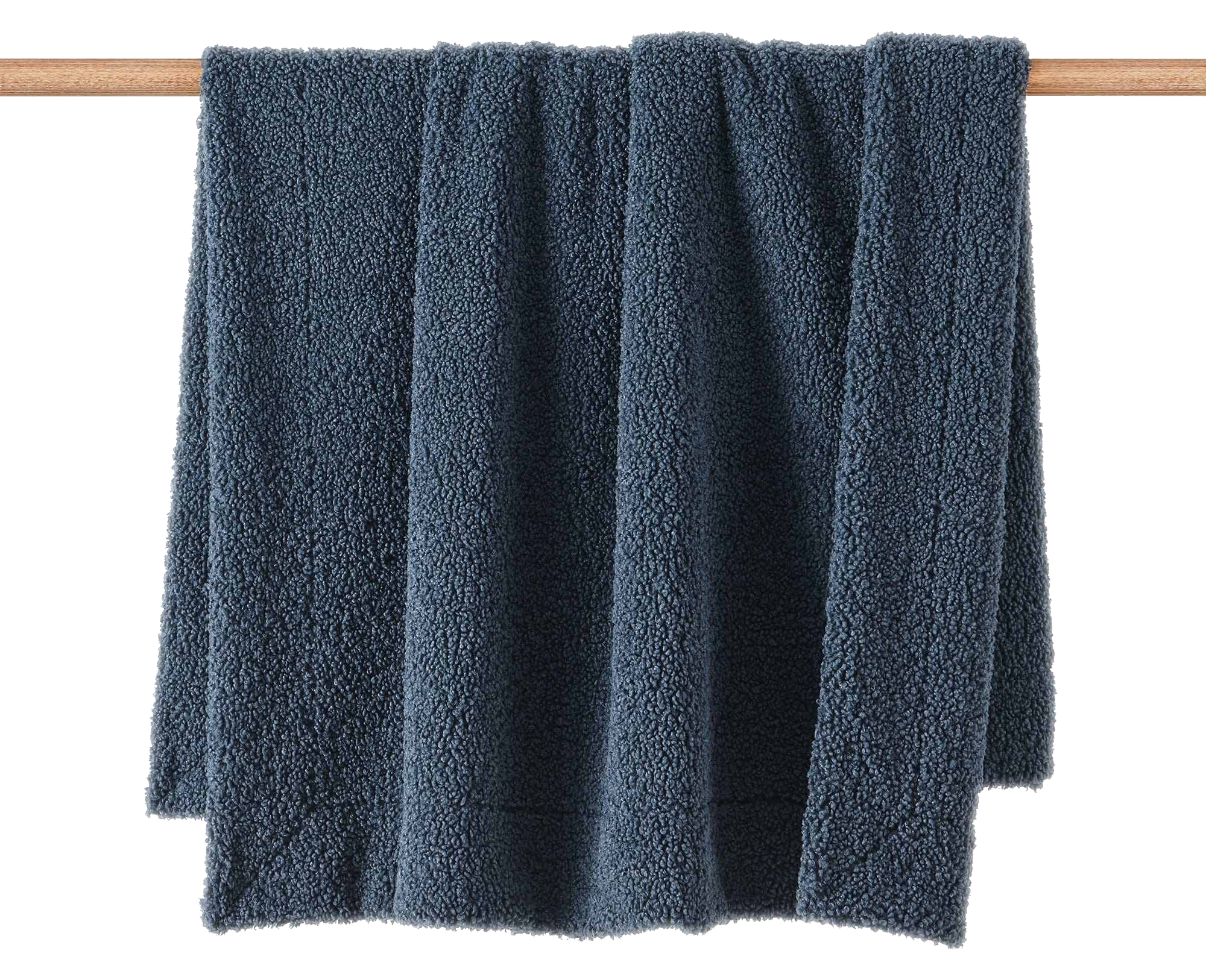 Image of "HiEnd Accents Teddy Throw Blanket - Midnight Blue - 50"" x 60"""