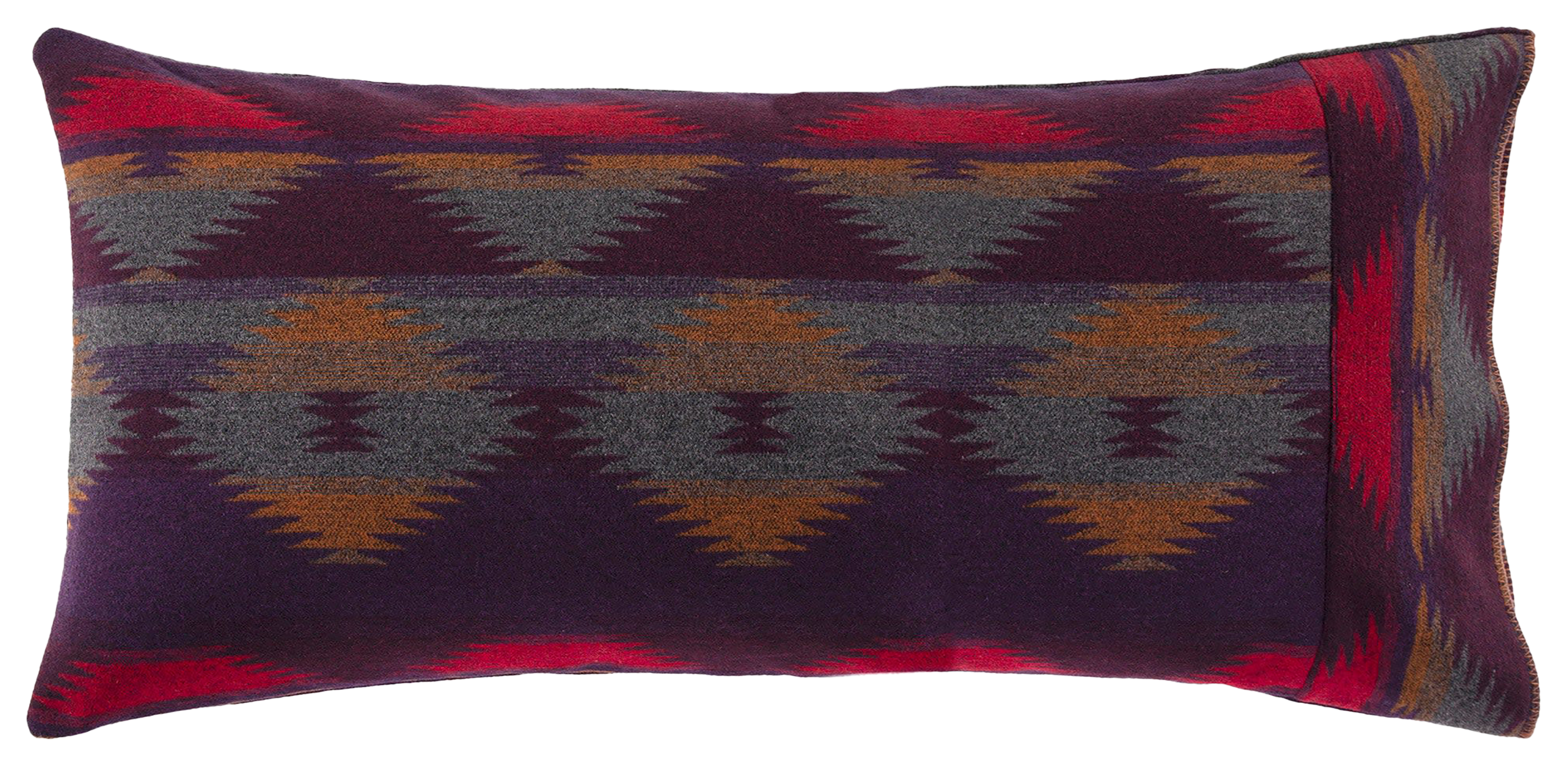 Image of HiEnd Accents Gila Wool-Blend Self-Cuff Pillowcase