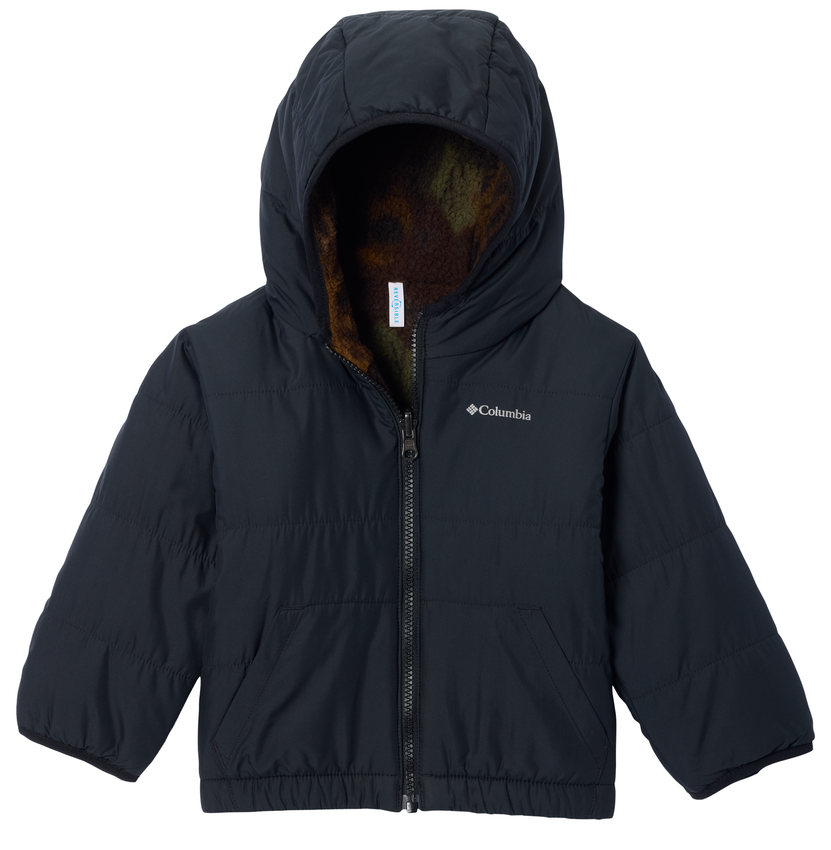 Image of Columbia Double Trouble III Jacket for Babies - Black/Timberwolf
