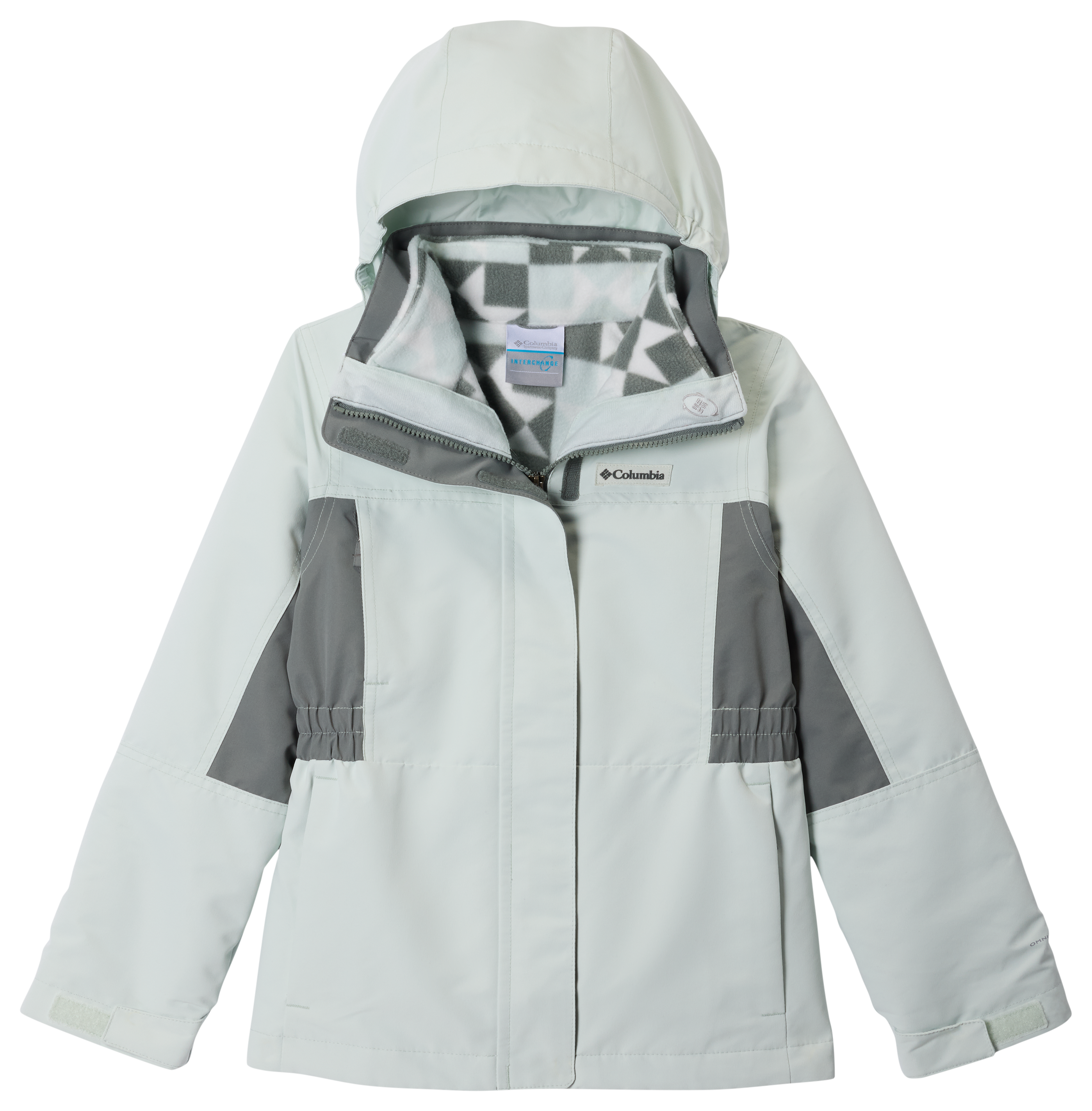 Image of Columbia Bugaboo IV Fleece Interchange Jacket for Kids - Tea Light/Sedona Sage