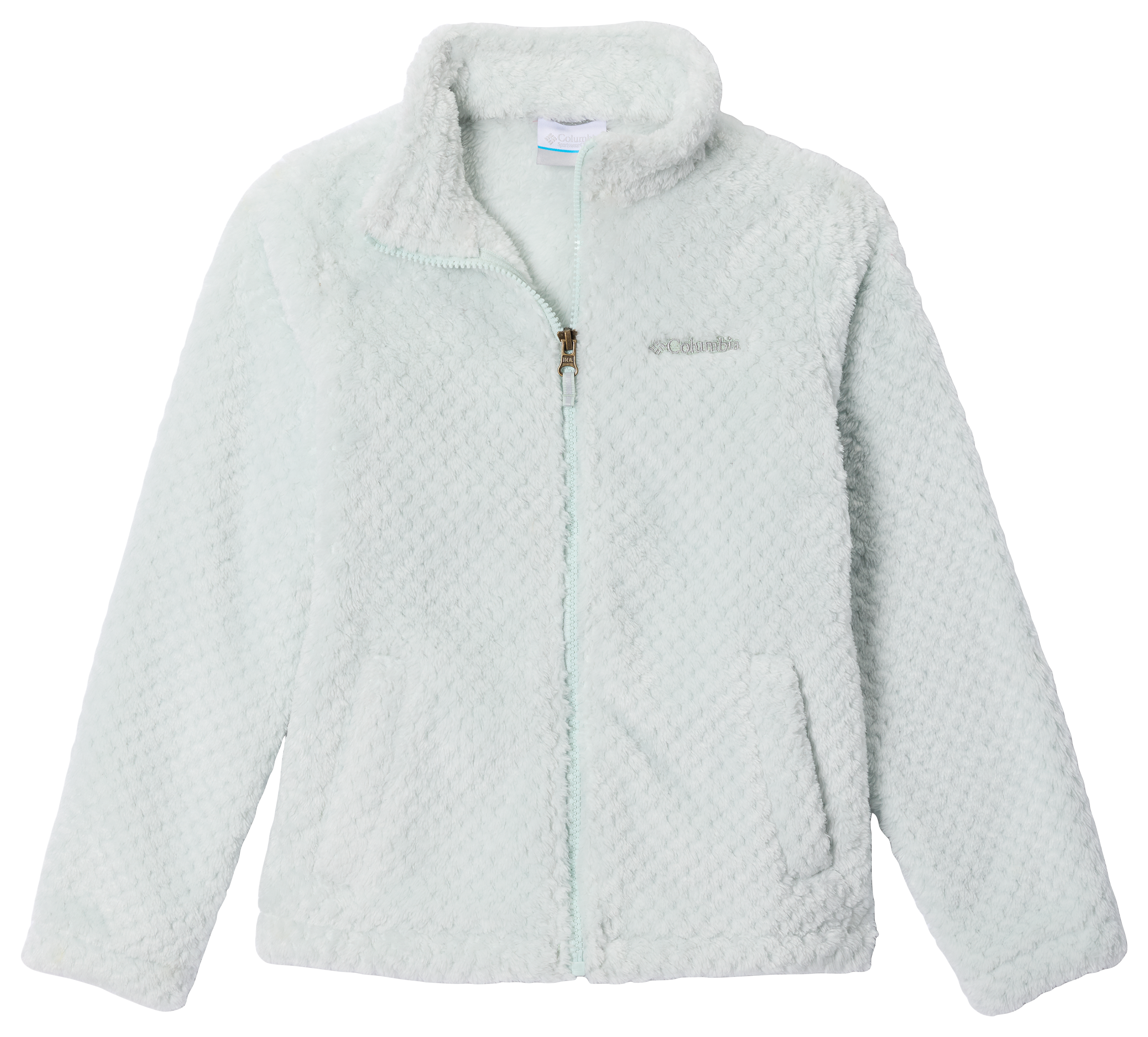 Image of Columbia Fire Side Sherpa Full-Zip Jacket for Kids - Tea Light