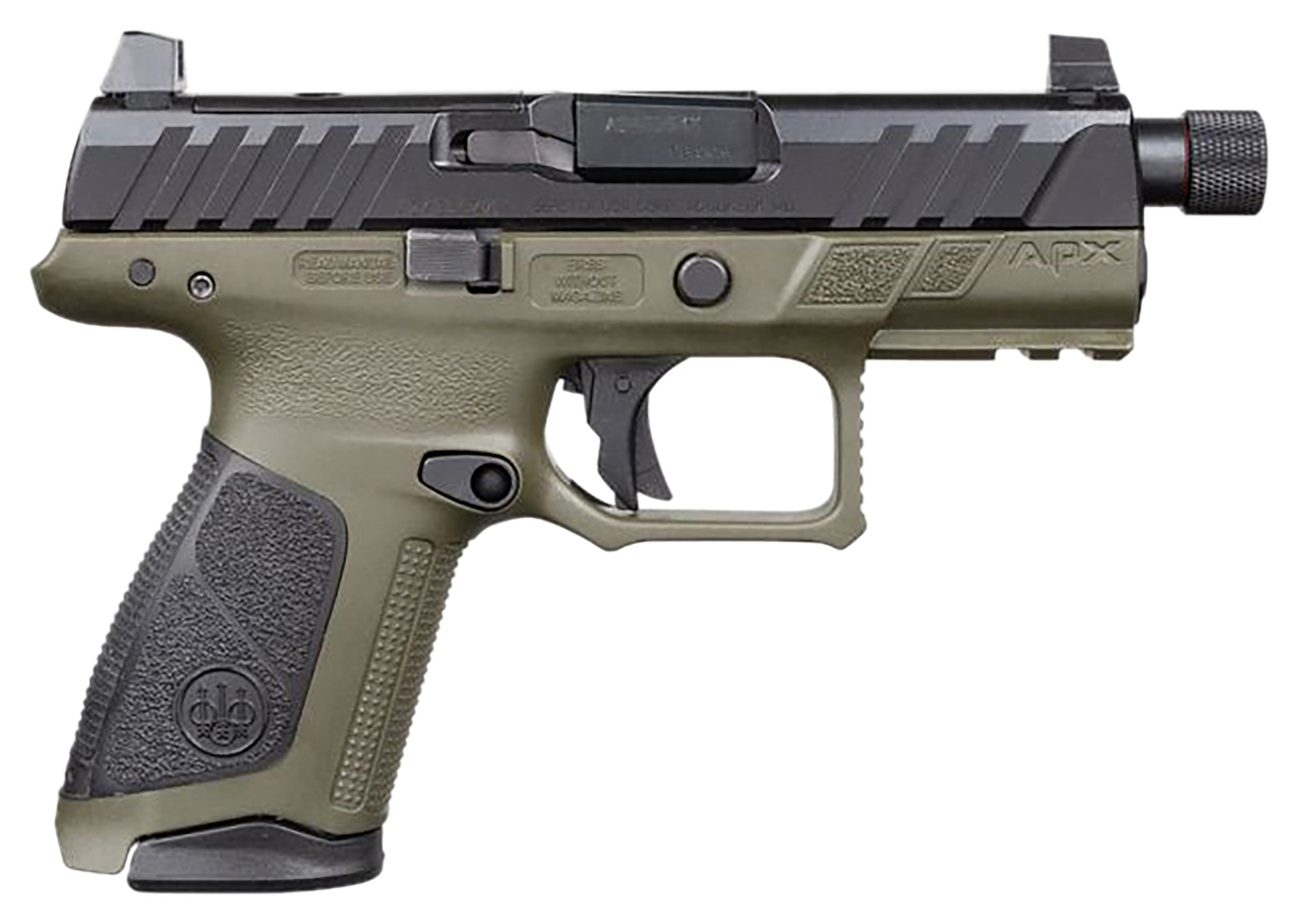 Beretta APX A1 Compact Tactical SemiAuto Pistol  9mm  Green