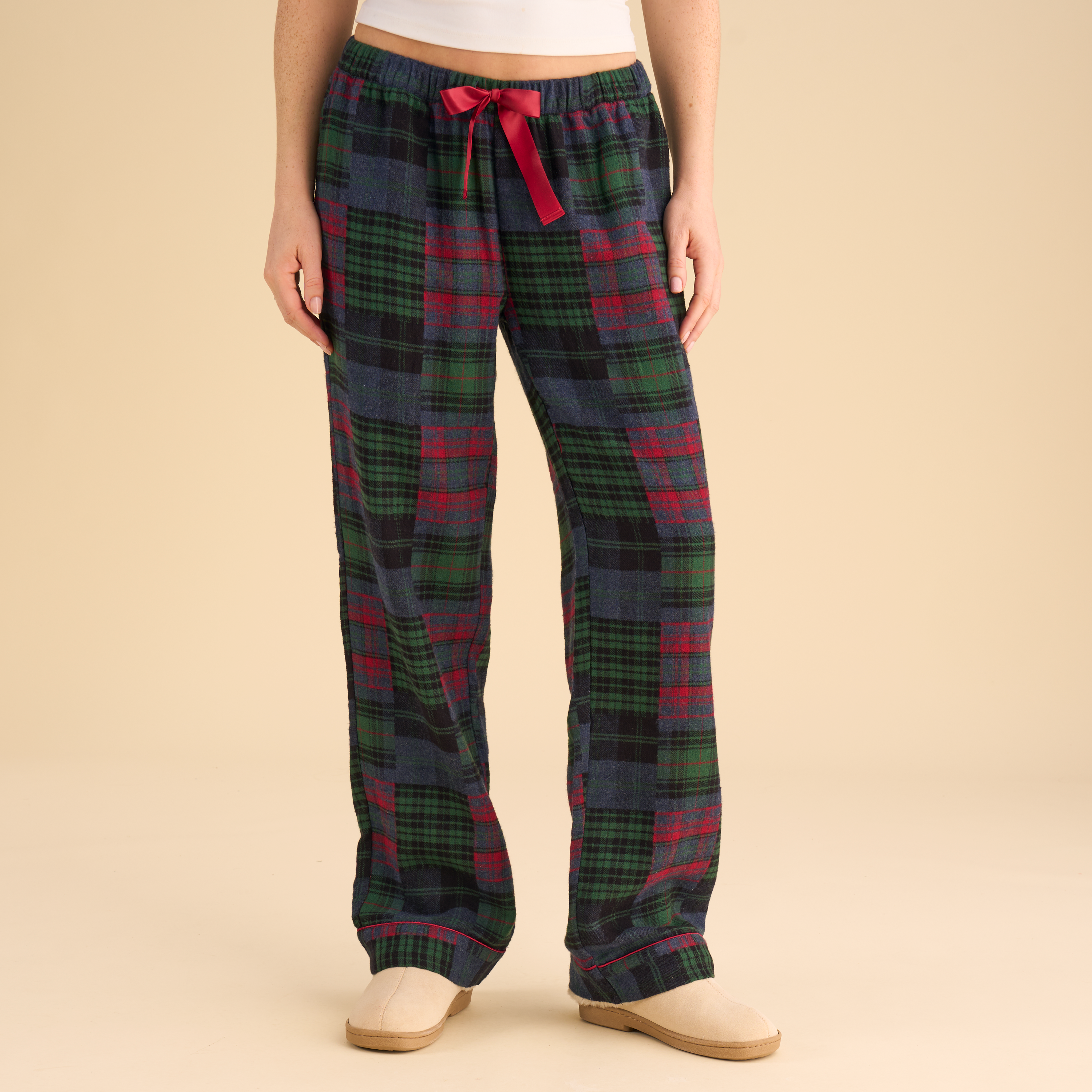 Natural Reflections Natural Reflections Flannel Pajama Pants - Patchwork Plaid - $29.99 at Bass Pro Shops