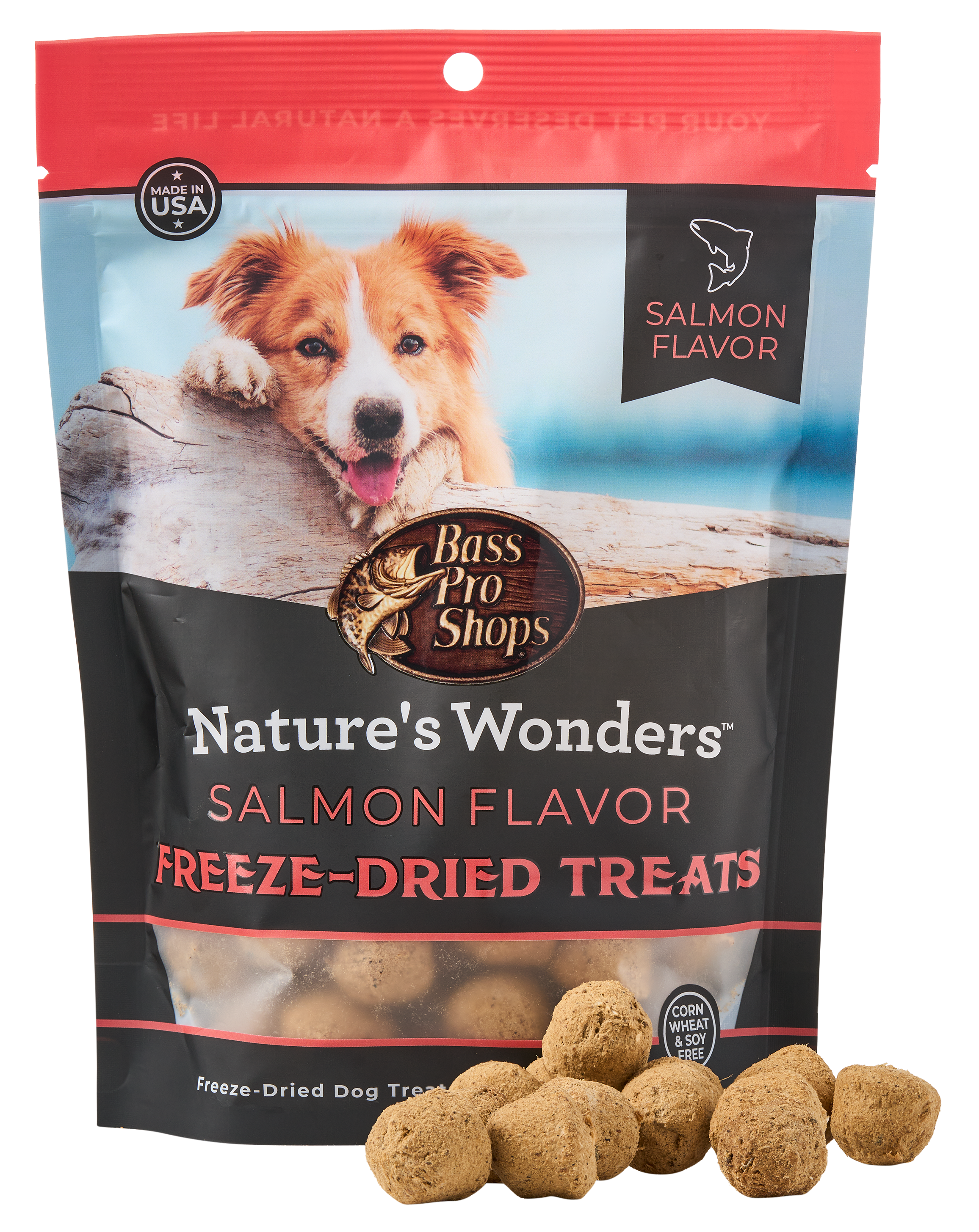 Image of Nature's Wonders Freeze-Dried Salmon Dog Treats