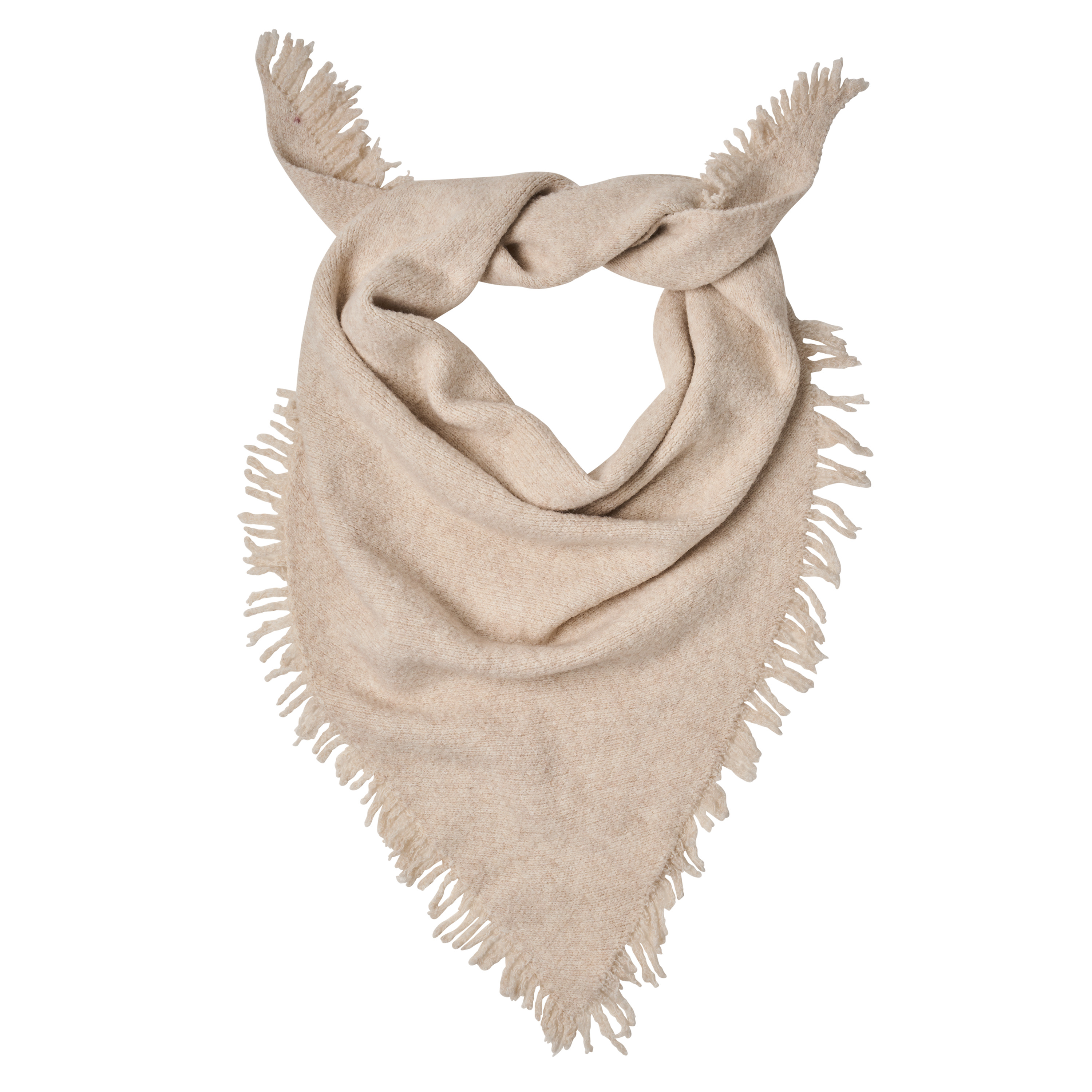 Image of Natural Reflections Nomadic Triangle Scarf - Ivory