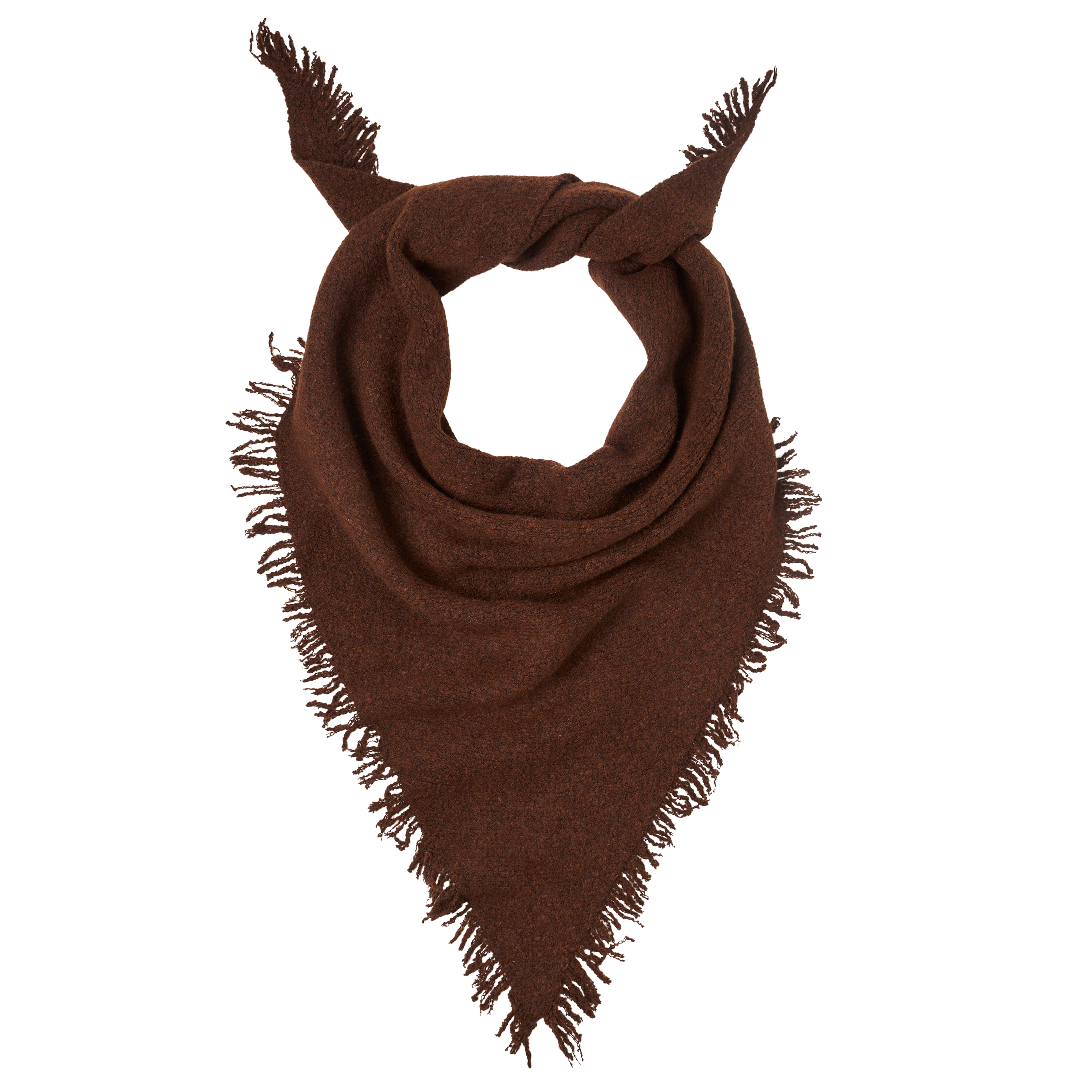 Image of Natural Reflections Nomadic Triangle Scarf - Brown