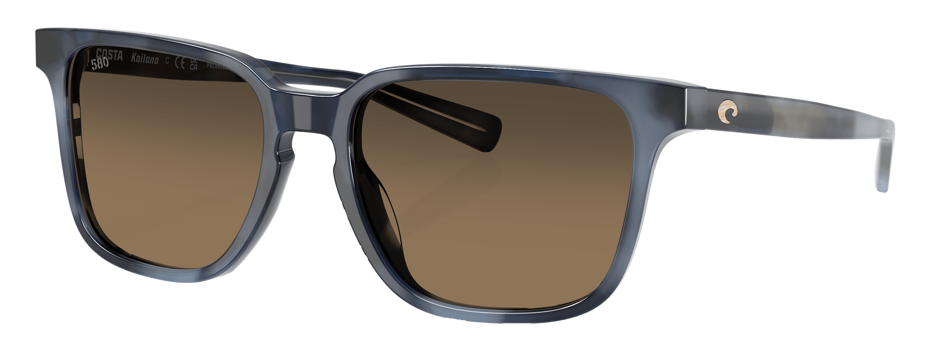 Costa Del Mar Kailano 580G Glass Polarized Sunglasses - Somos Blue Tortoise/Copper Gradient - Small