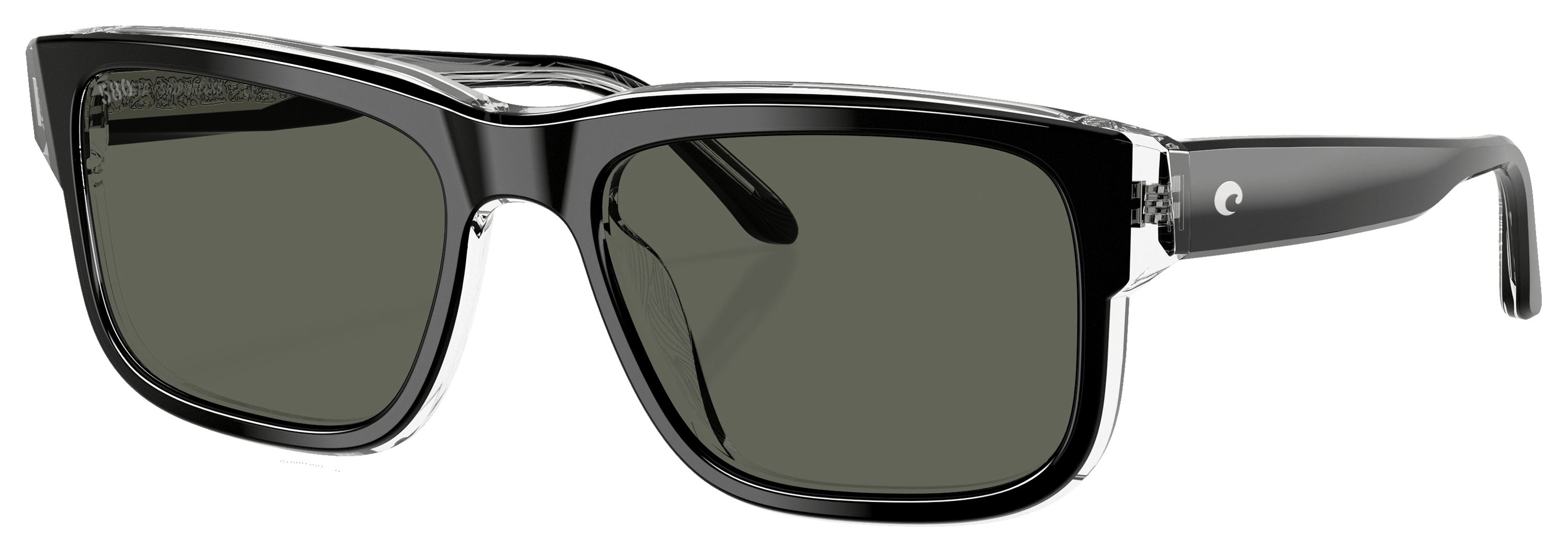 Costa Del Mar Shipwrecks 580G Glass Polarized Sunglasses - Black/Gray