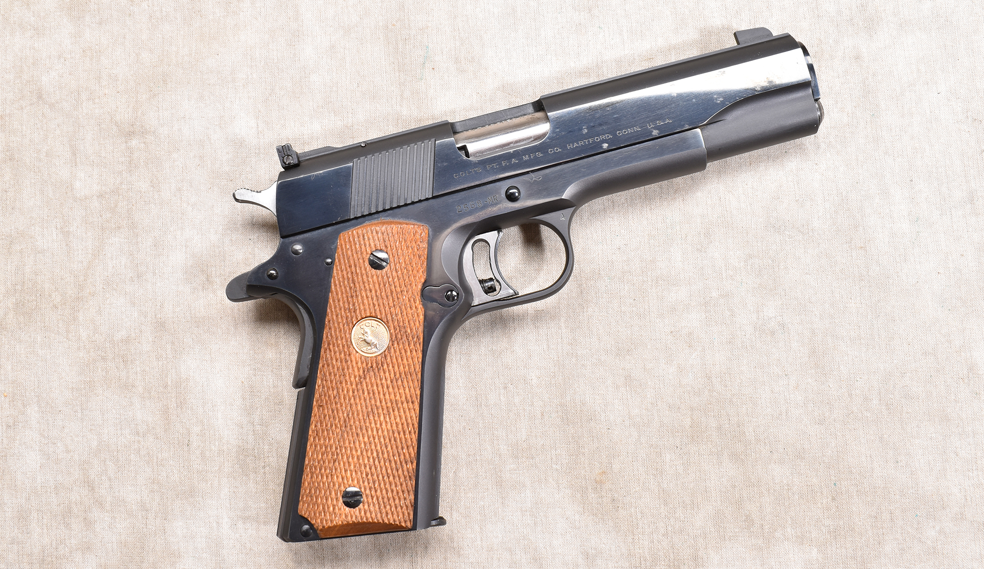 Image of COLT ~ NATIONAL MATCH ~ .38 SPECIAL ~ MID-RANGE WAD CUTTERS ONLY