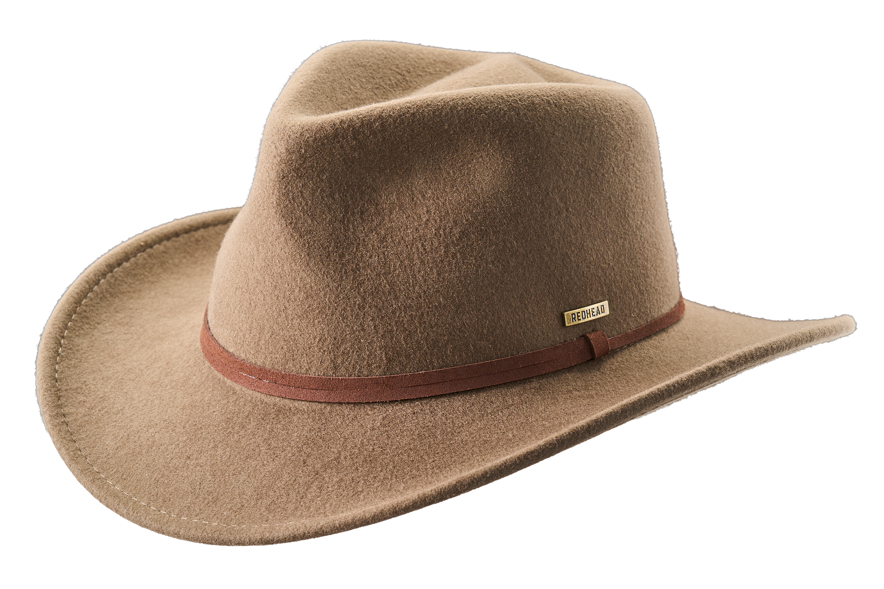RedHead Felt Safari Hat with Earflaps - Khaki