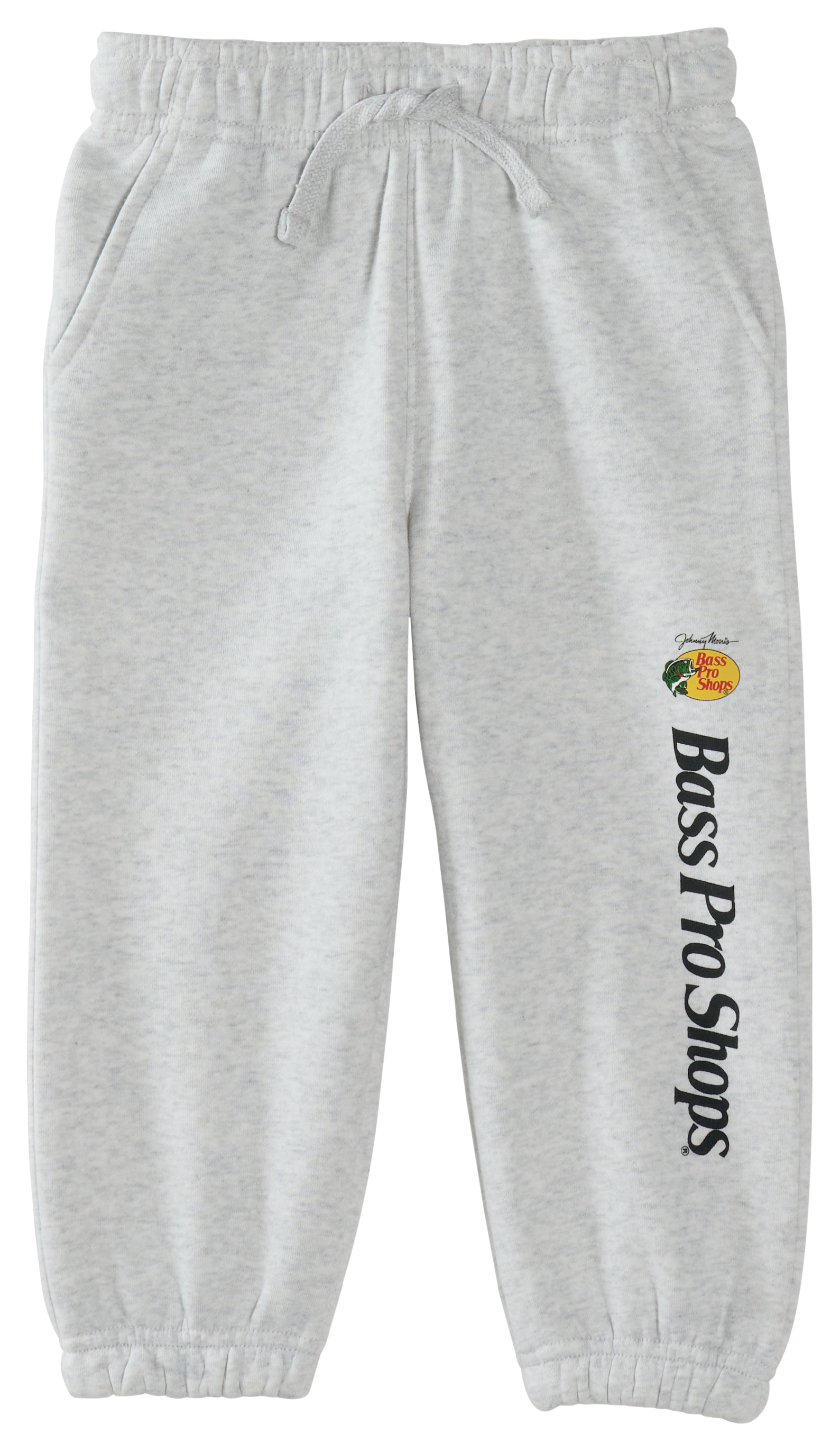 Image of Bass Pro Shops Classic Logo Joggers for Toddlers - Heather Gray