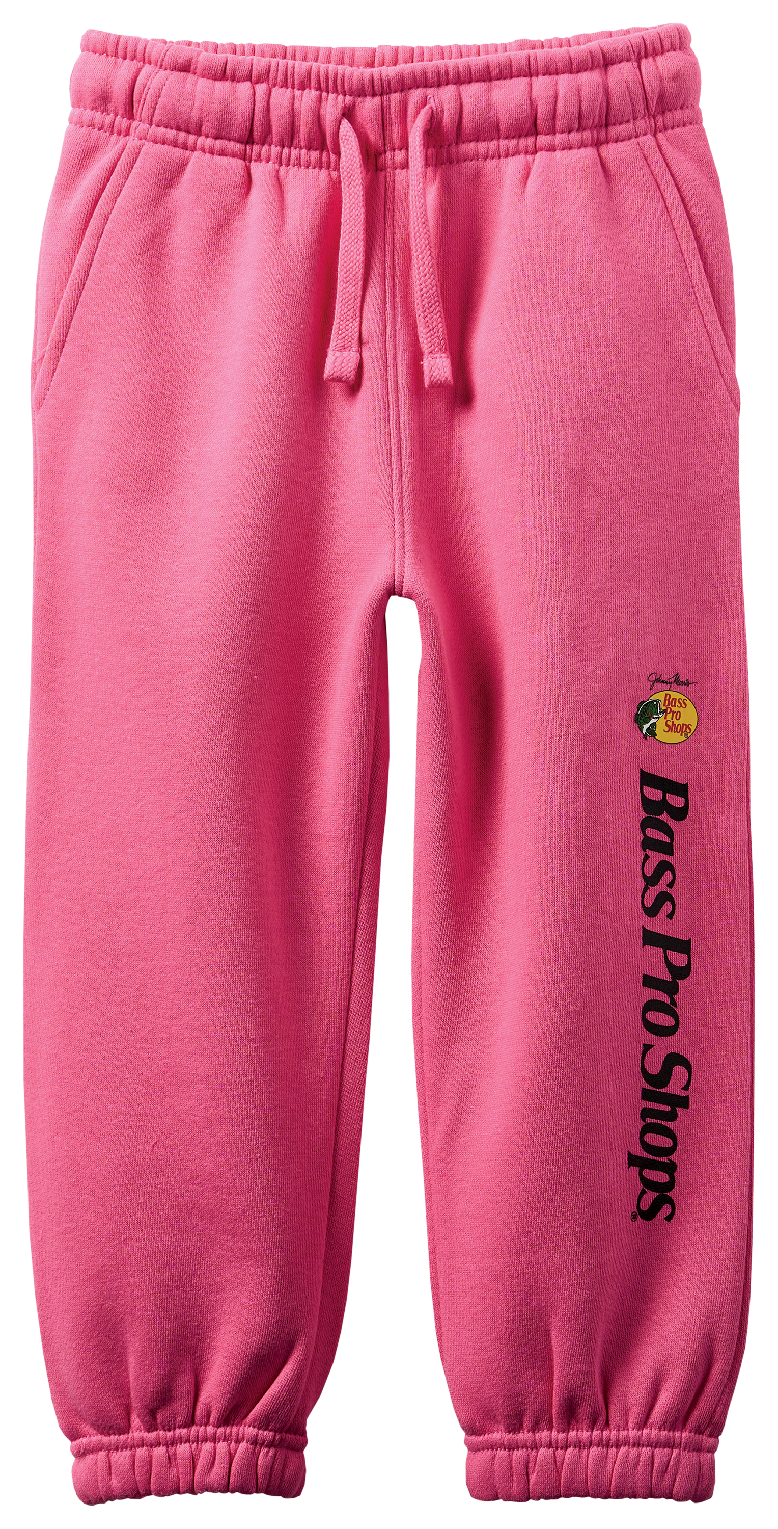 Bass Pro Shops Classic Logo Joggers for Toddlers - Pink