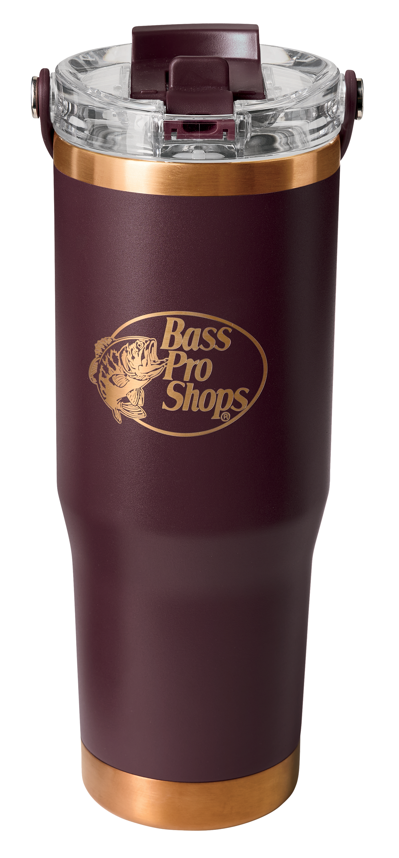 Image of Bass Pro Shops 32-oz. Dual-Lid Water Bottle - Vineyard Wine
