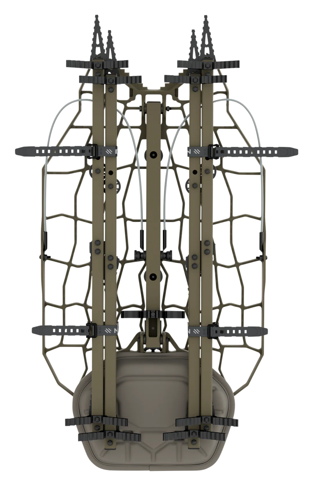 Image of Novix Echo Hunt Ready System Treestand and Climbing Sticks Combo - FDE