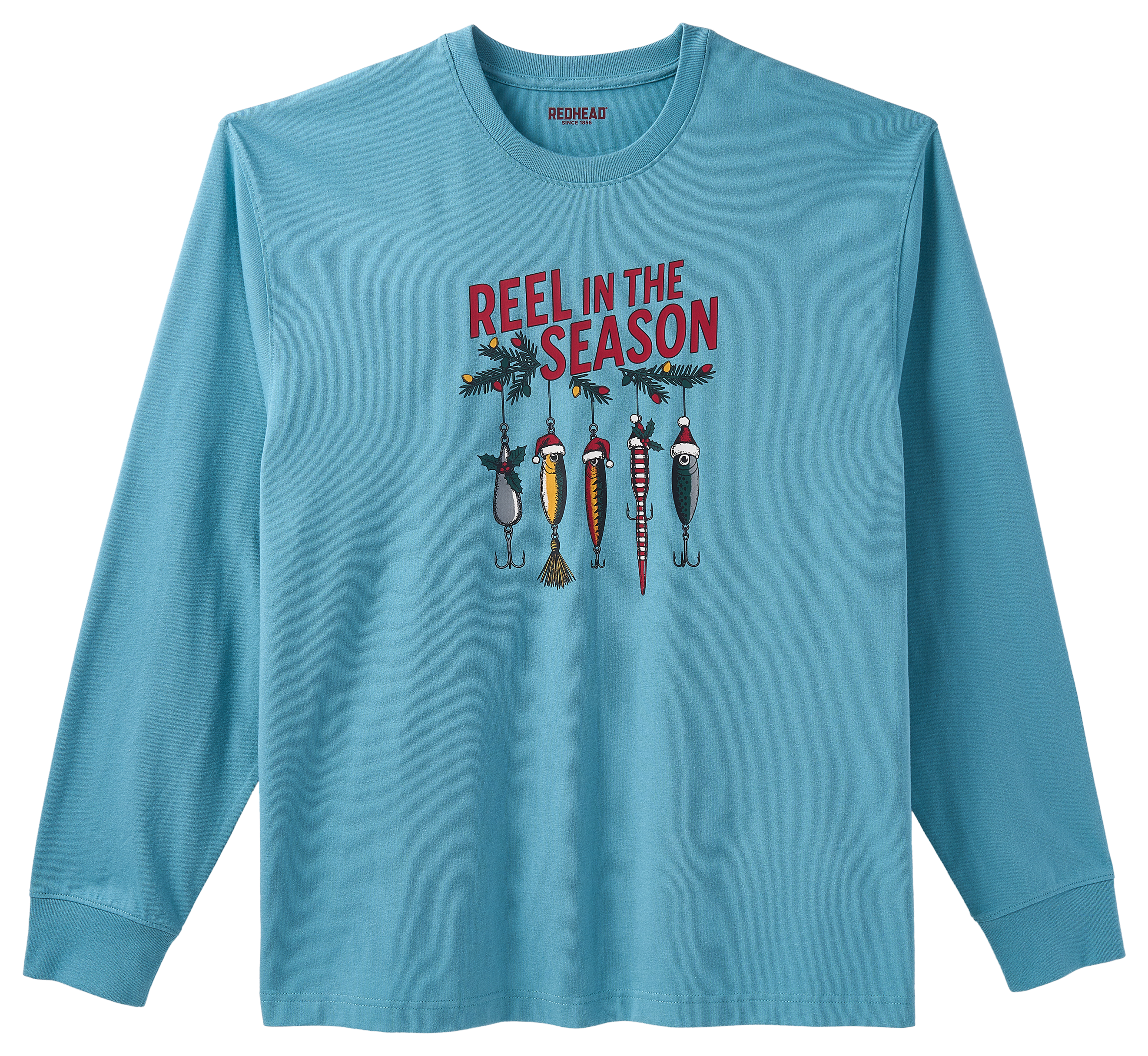 RedHead Reel In The Season Holiday Graphic Long-Sleeve T-Shirt - Reel In The Season
