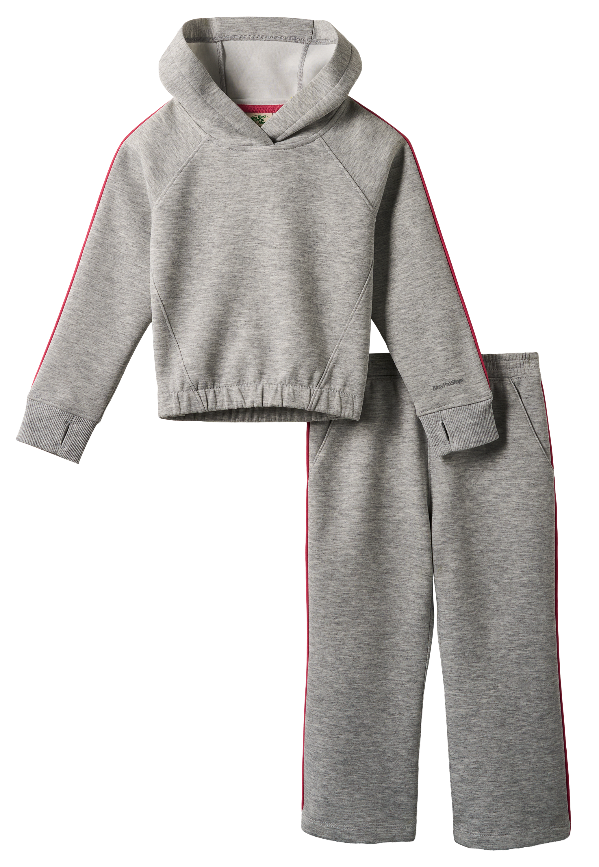 Bass Pro Shops Bass Pro Shops Performance Hoodie and Pants Set for Toddlers - Heather Gray - $39.99 at Bass Pro Shops