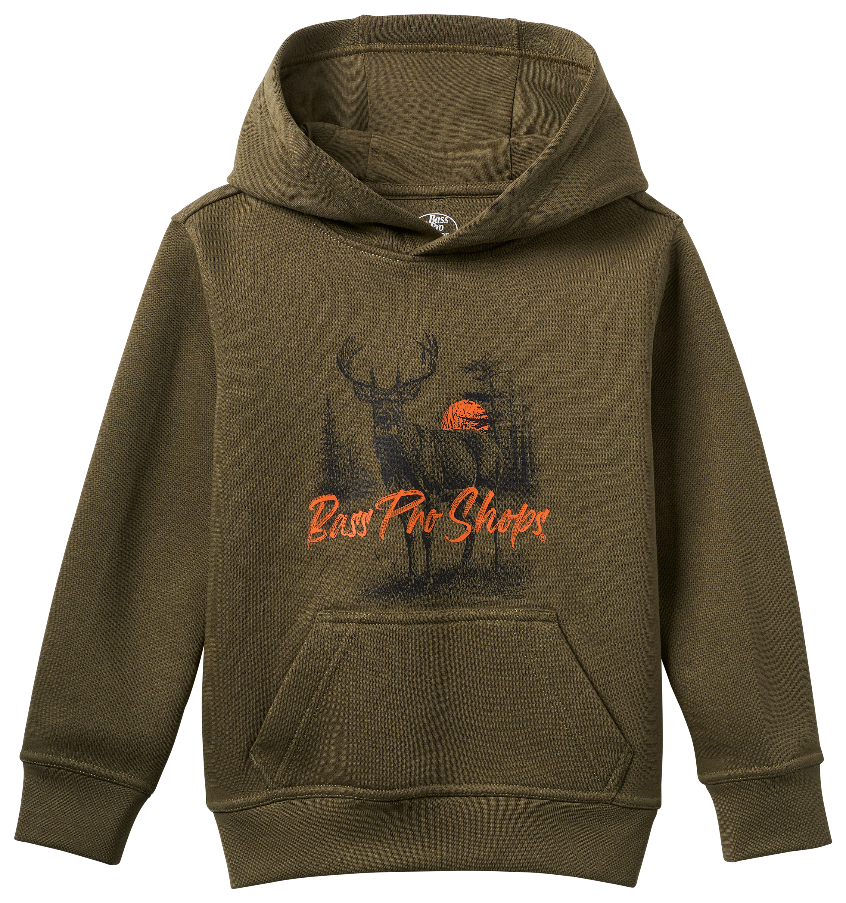 Bass Pro Shops Graphic Hoodie for Toddlers - Burnt Olive