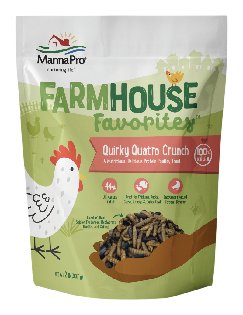 Image of Manna Pro Farmhouse Favorites Quirky Quatro Crunch Poultry Treats