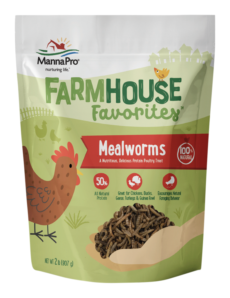Image of Manna Pro Farmhouse Favorites Mealworms Poultry Treats