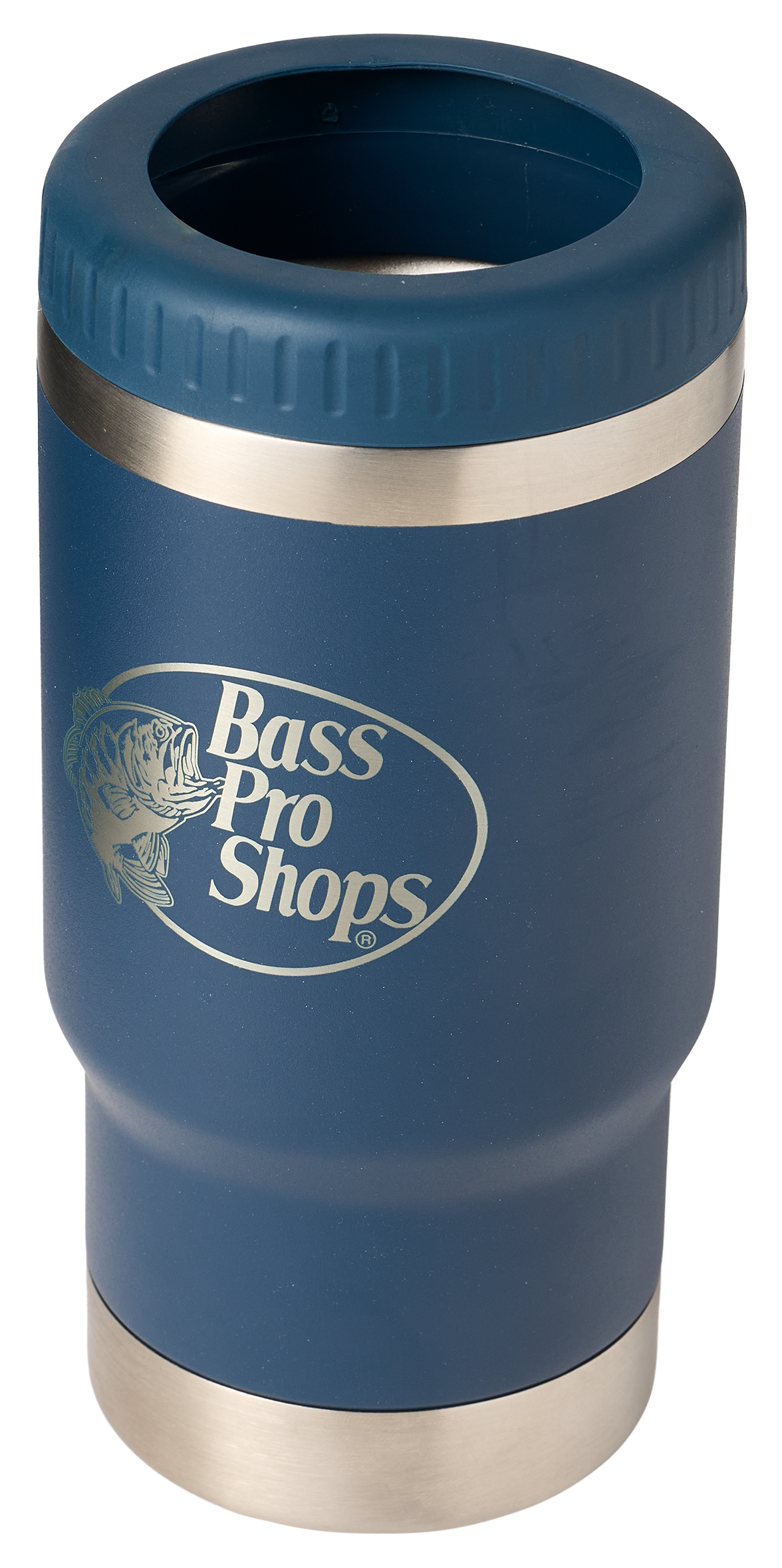Image of Bass Pro Shops 3-in-1 Can Cooler with Bottle Opener - Navy