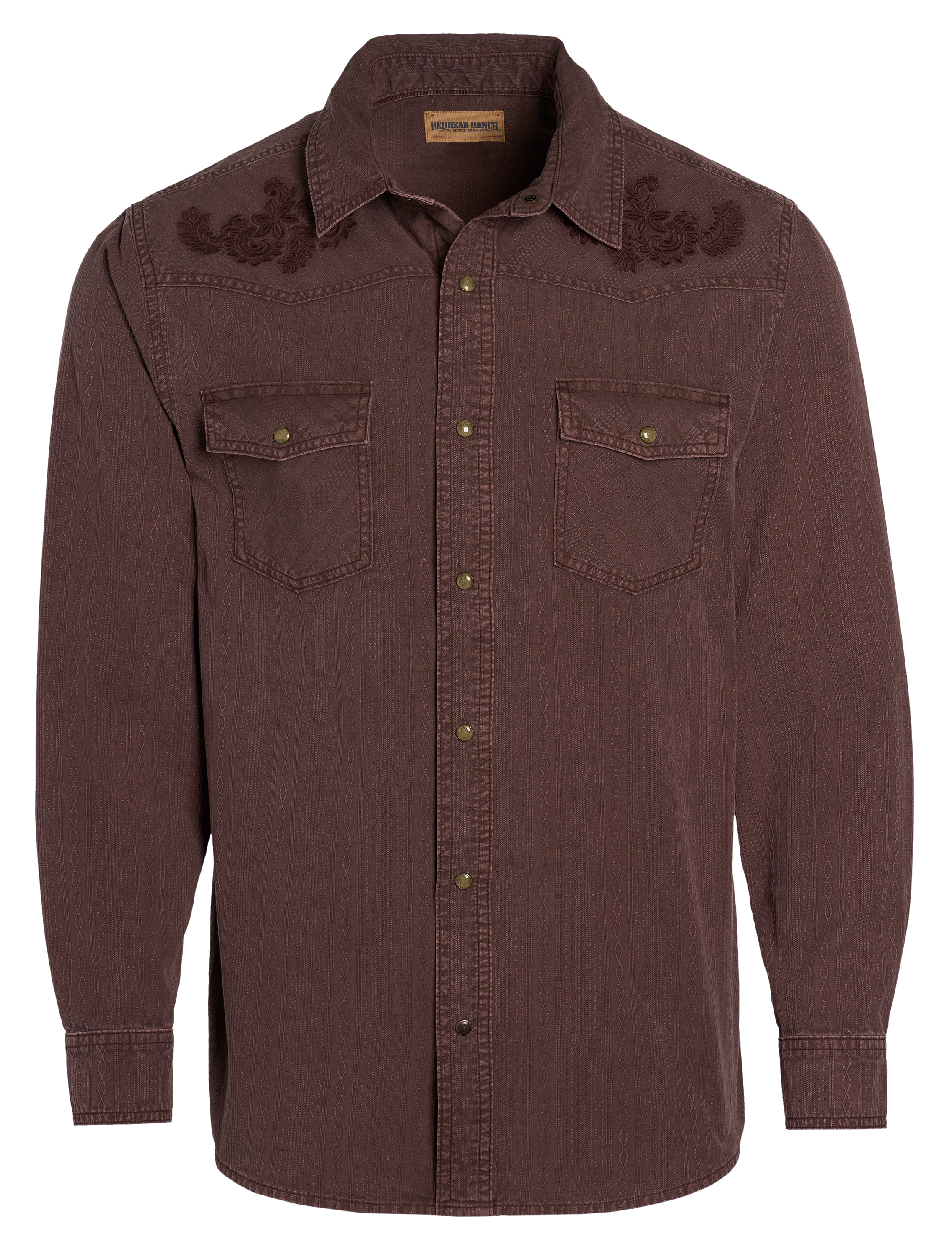 Image of RedHead Ranch Louey Dobby Long-Sleeve Shirt - Raisin