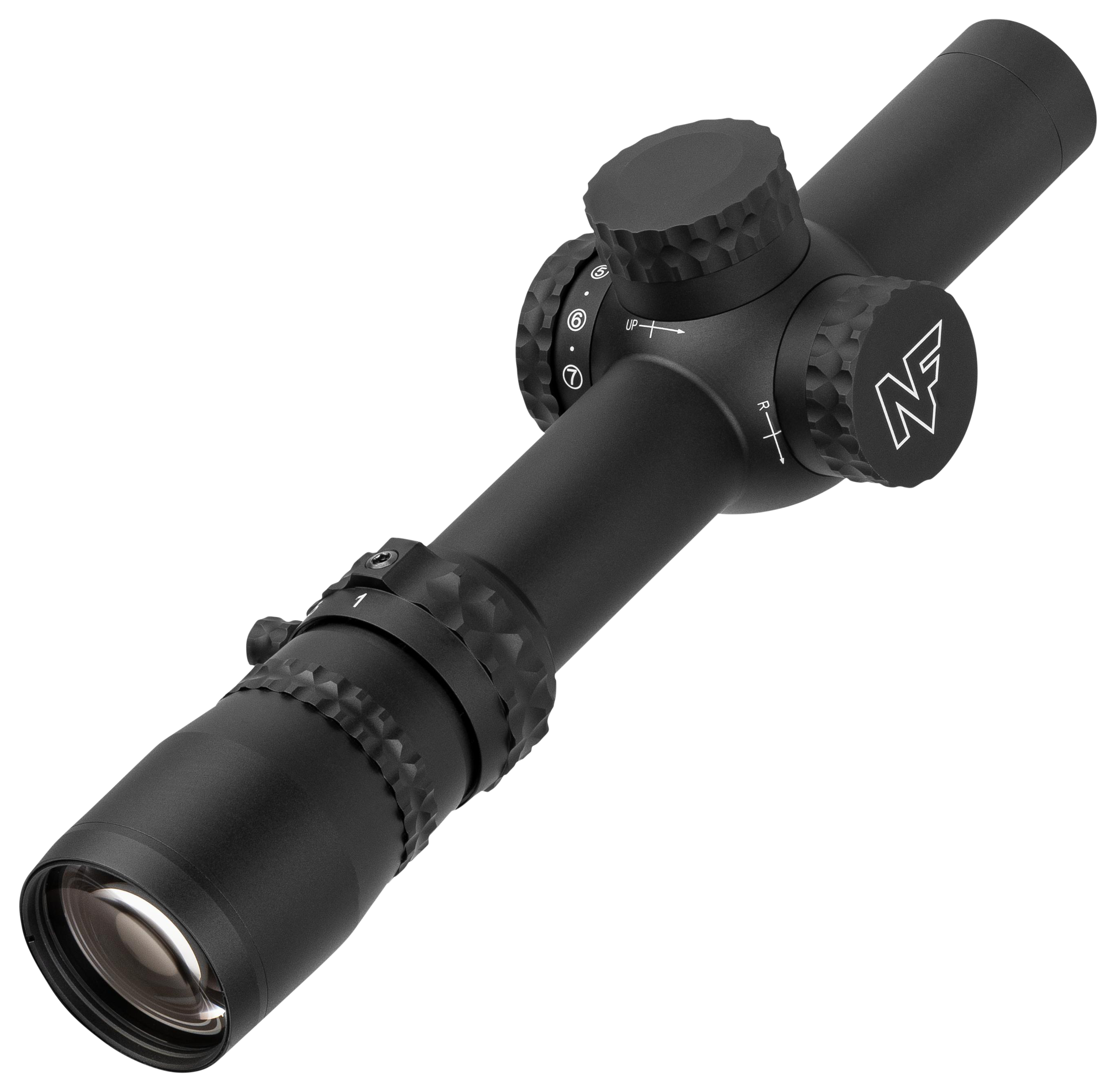 Image of Nightforce Optics NX6 F2 Capped 1-6x24 Rifle Scope - 1-6x24mm - FC-6c