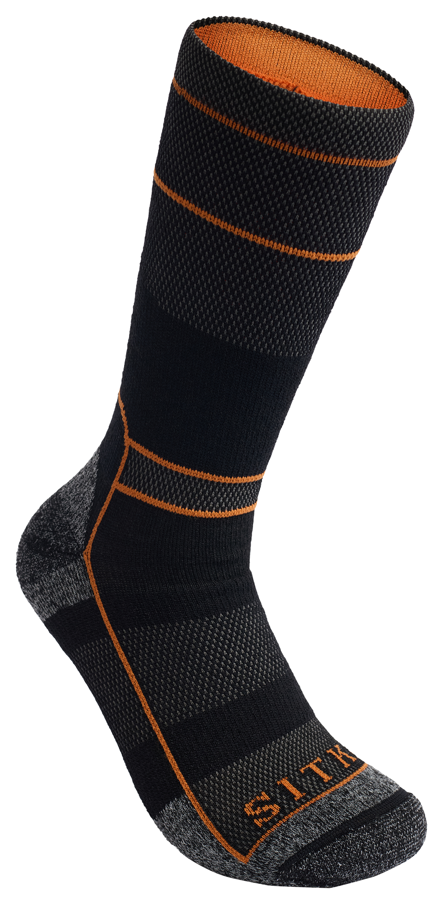 Image of Sitka Heavyweight Crew Socks for Men - Black
