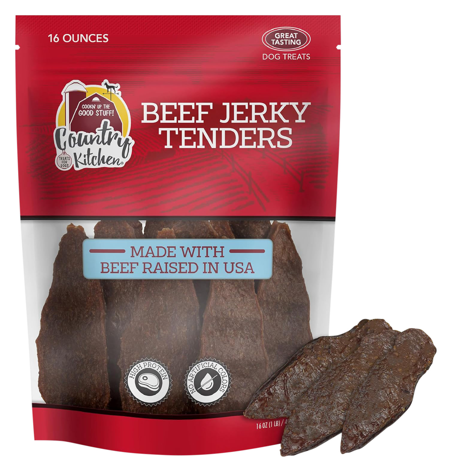Image of Country Kitchen Beef Jerky Tenders Dog Treats