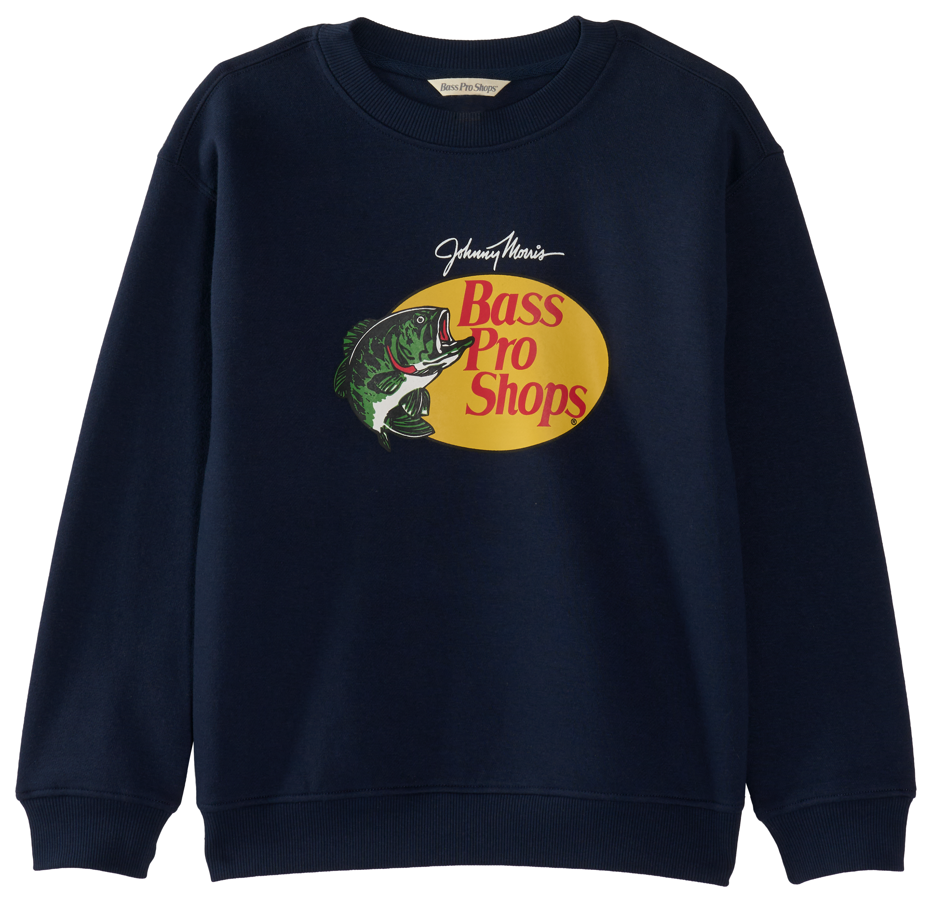 Bass Pro Shops Classic Logo Crew Sweatshirt for Kids - Navy