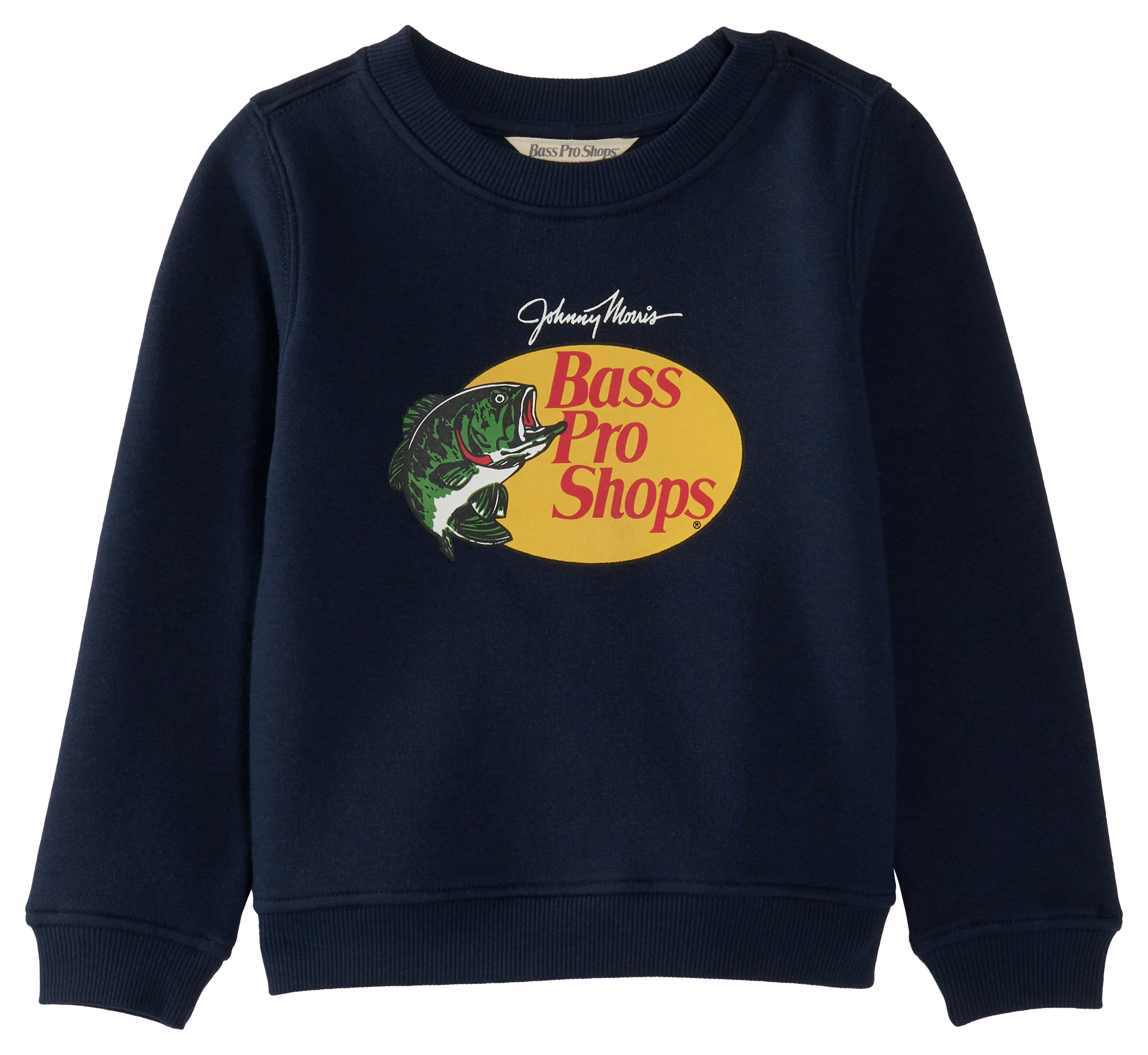 Image of Bass Pro Shops Classic Logo Crew Sweatshirt for Toddlers - Navy
