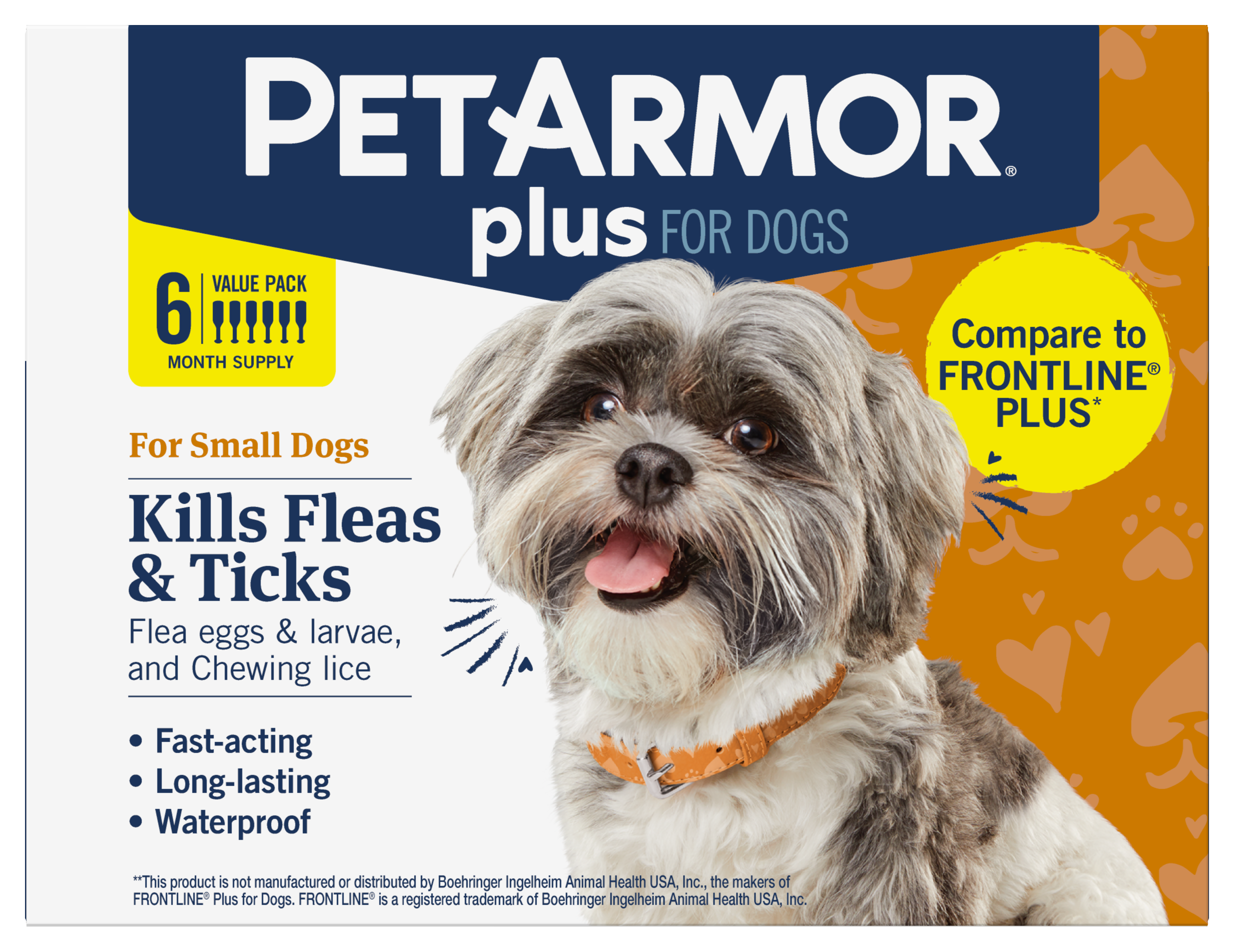 PetArmor Plus PetArmour Plus Dog Flea and Tick Topical Treatment - 5-22 lbs. - $42.99 at Bass Pro Shops