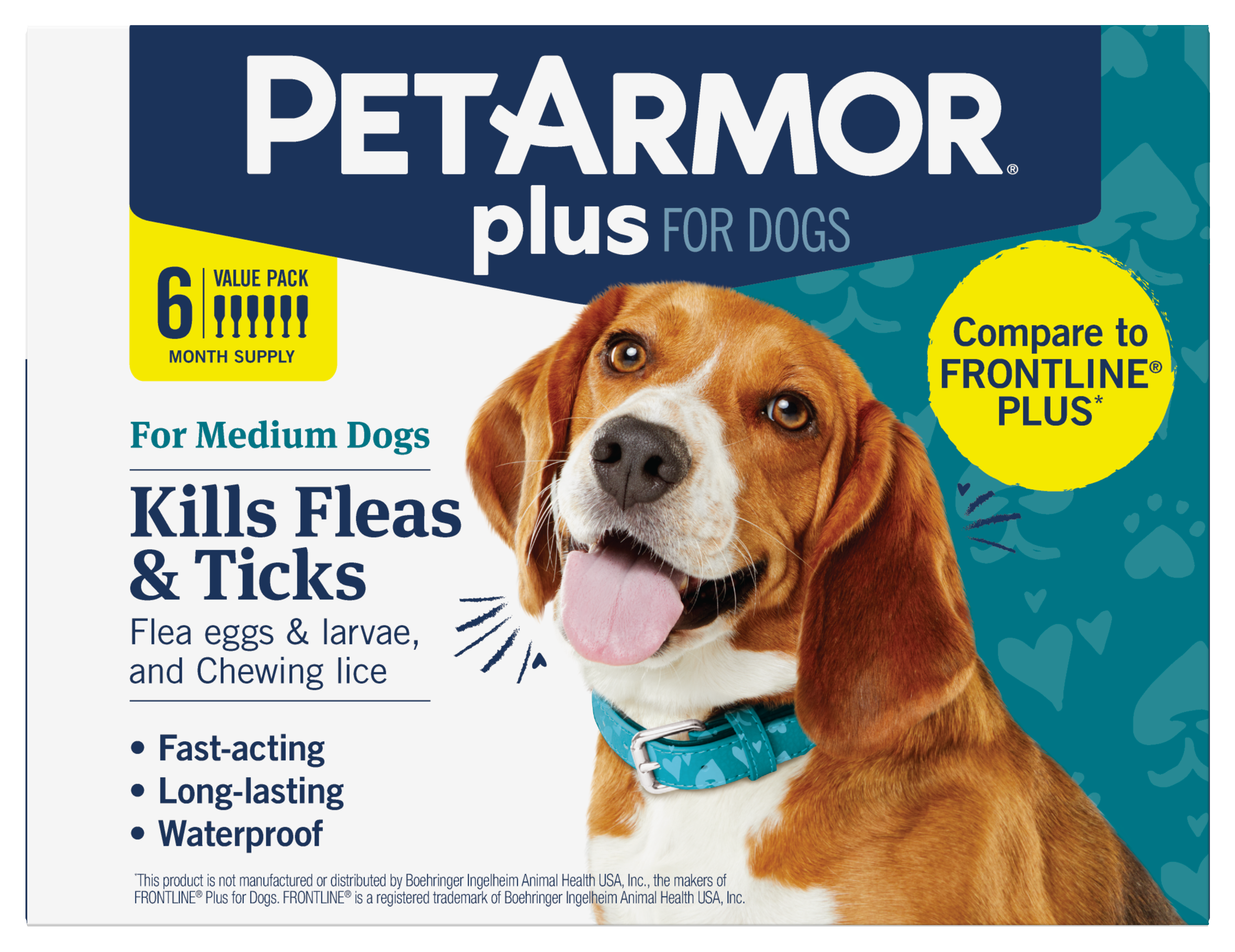PetArmor Plus PetArmour Plus Dog Flea and Tick Topical Treatment - 23-44 lbs. - $42.99 at Bass Pro Shops