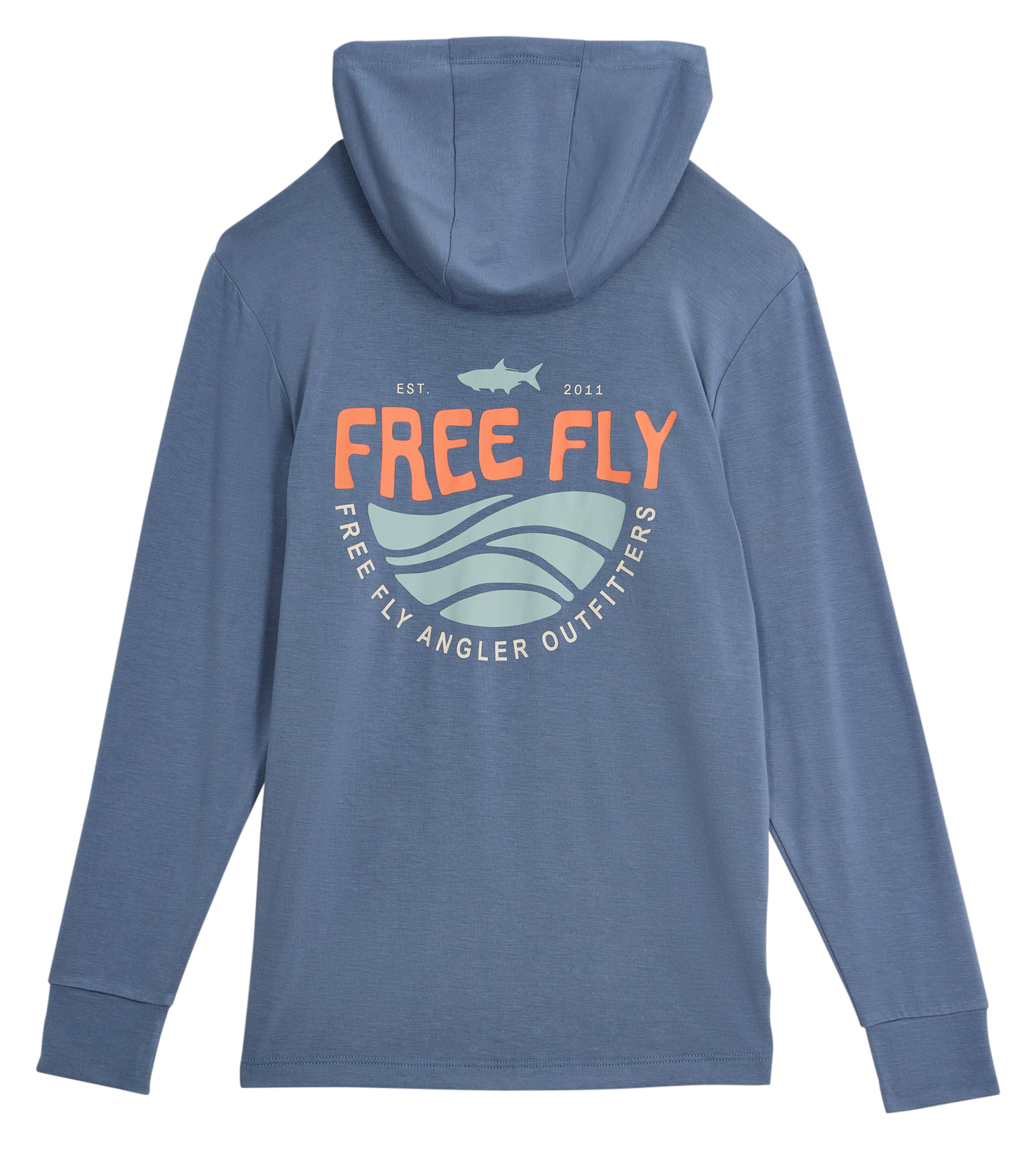 Image of Free Fly Bamboo Shade Graphic Hoodie for Kids - Born To Roam