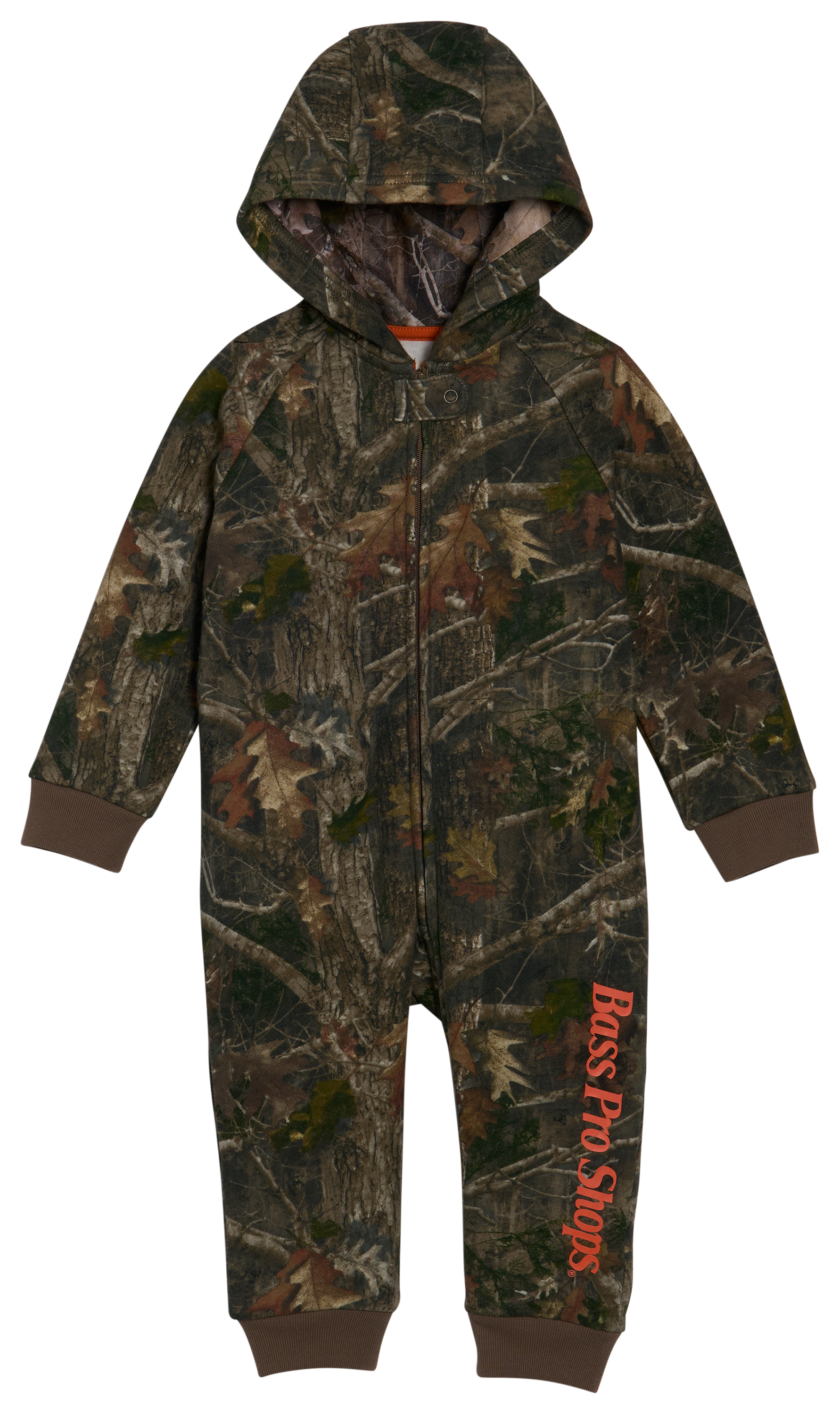 Image of Bass Pro Shops TrueTimber Kanati Fleece Coveralls for Babies - TrueTimber Kanati