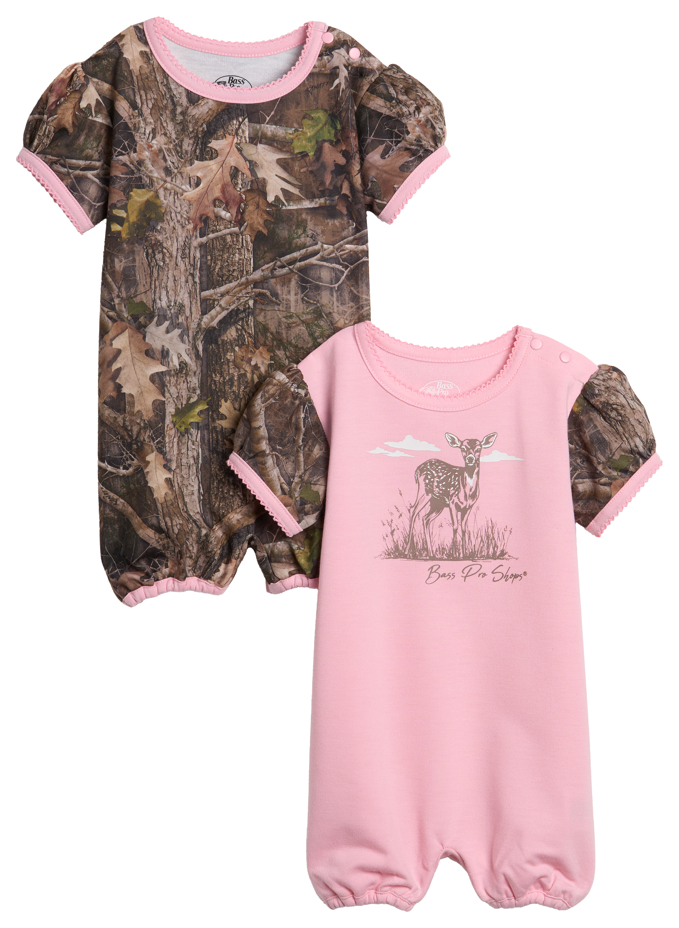 Bass Pro Shops Bass Pro Shops TrueTimber Deer Romper for Babies 2-Piece Set - TrueTimber Kanati - $24.99 at Bass Pro Shops