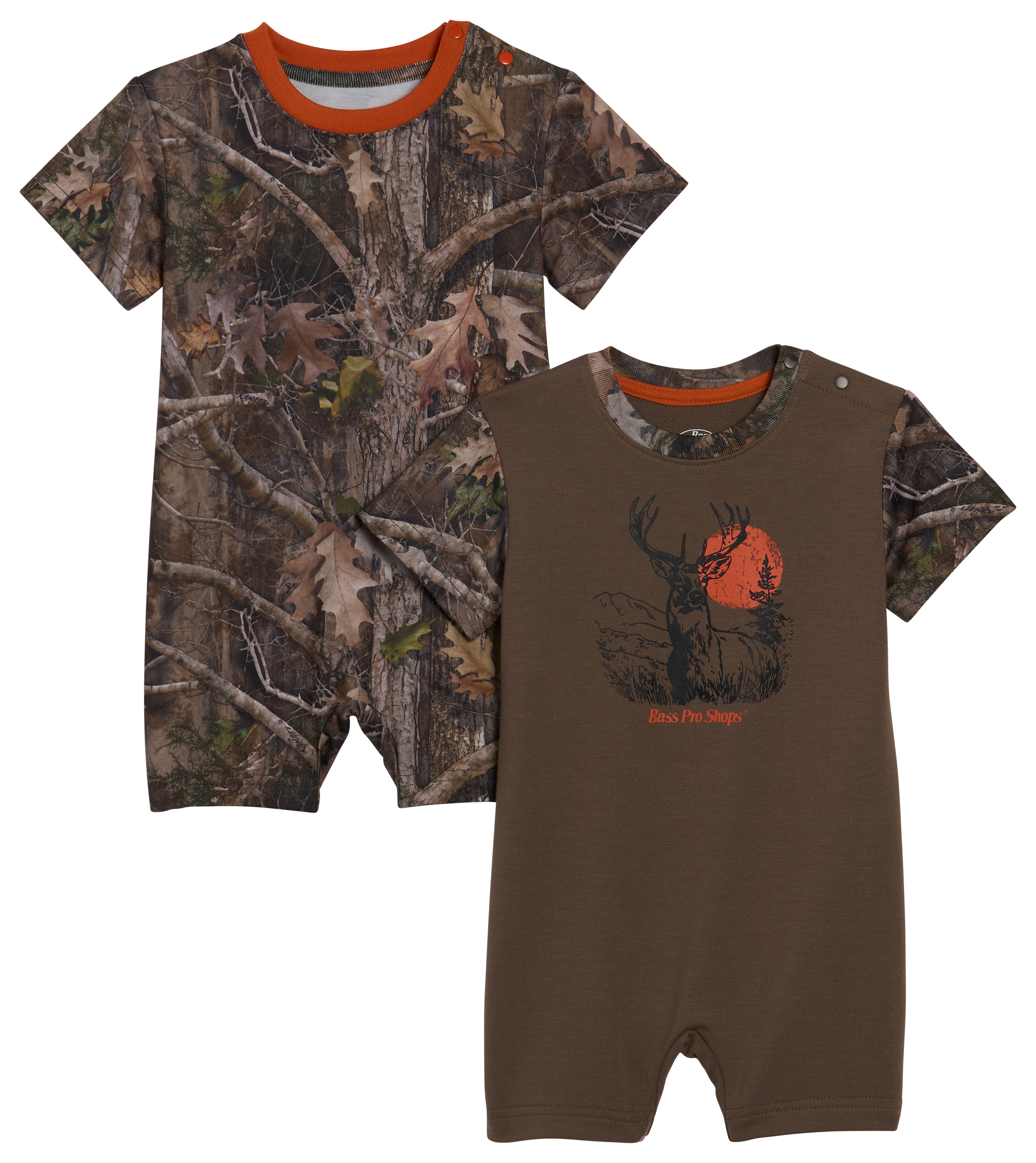Image of Bass Pro Shops Romper for Babies 2-Piece Set