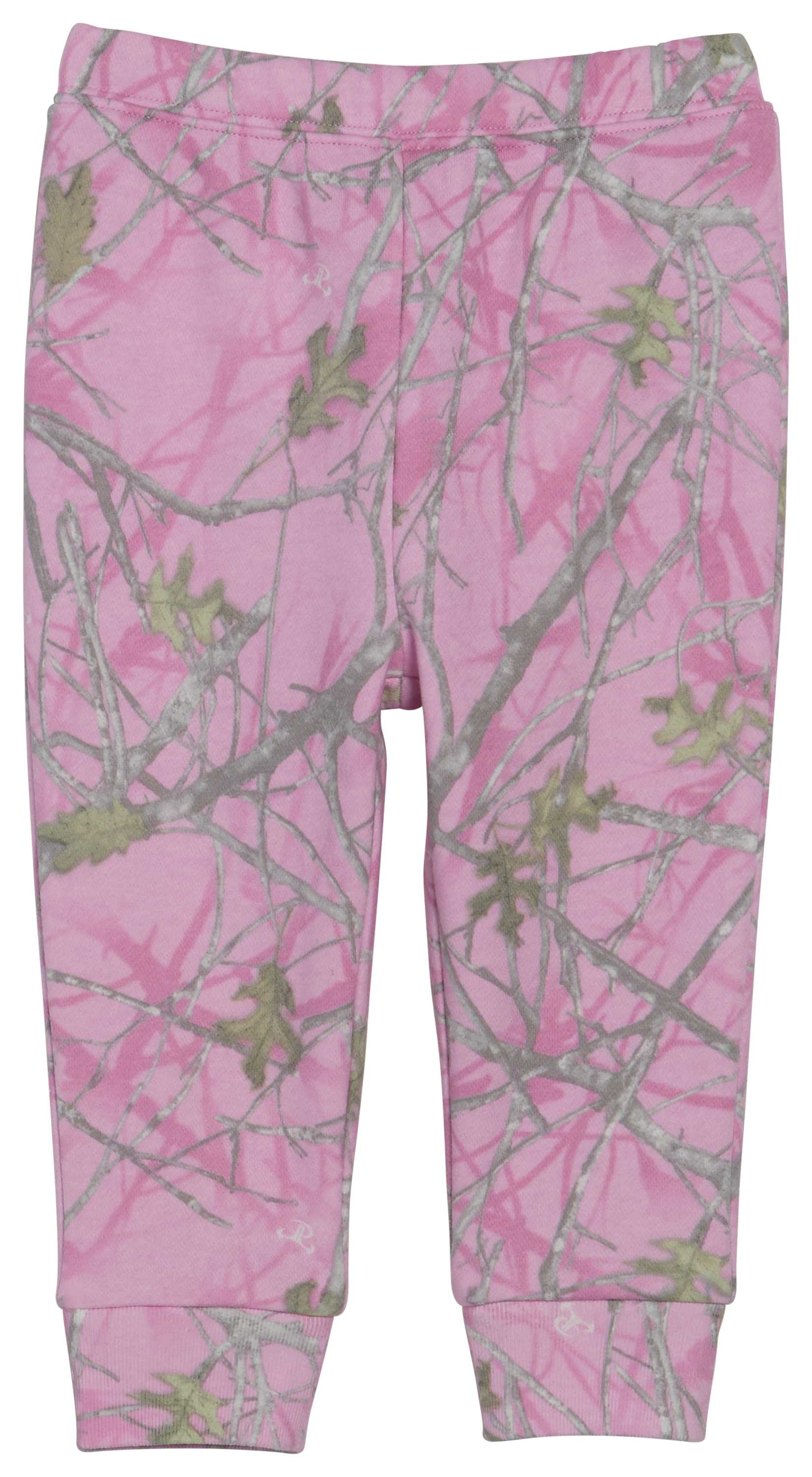 Image of Bass Pro Shops Fleece Pants for Babies - TrueTimber Conceal Pink