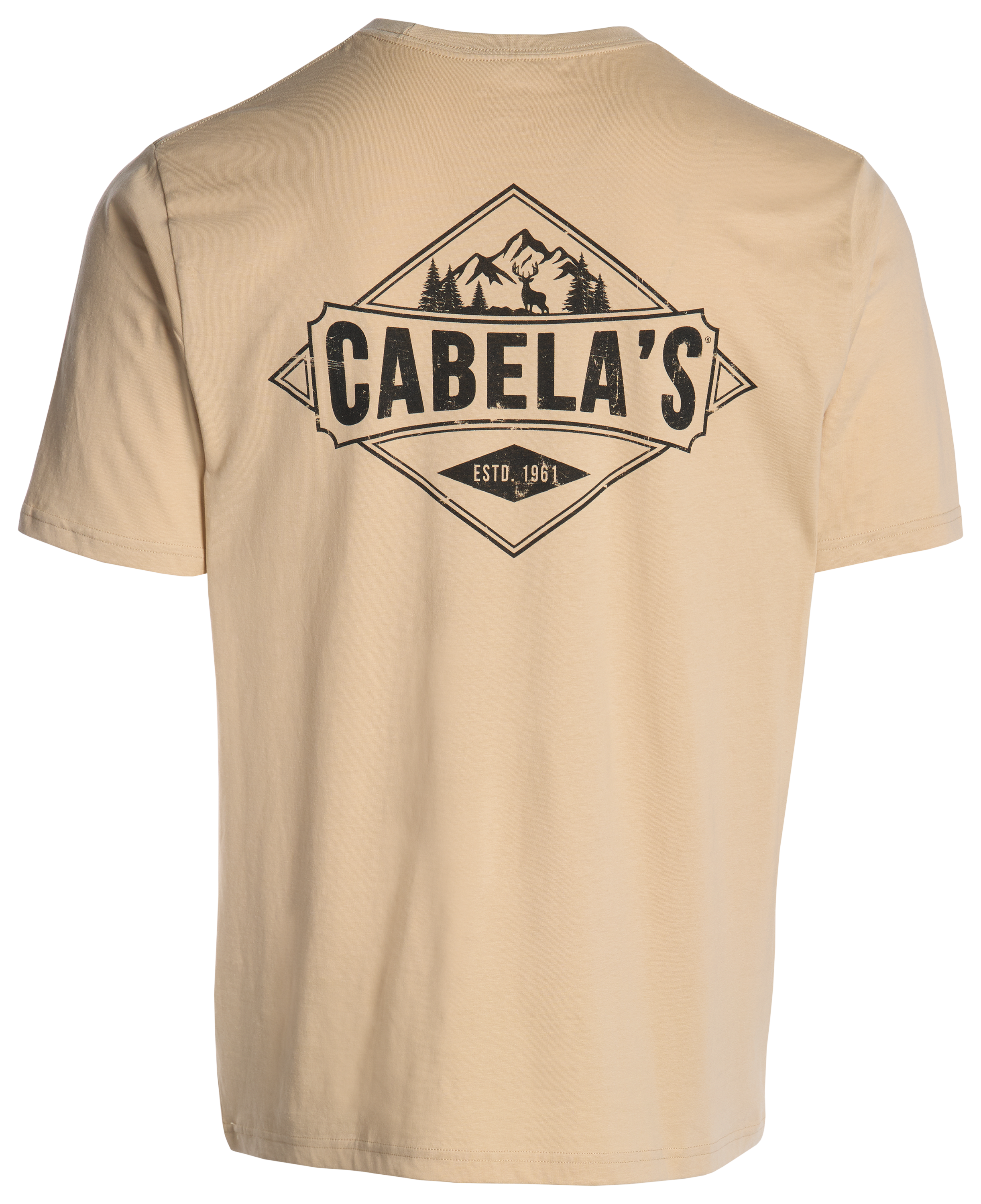Image of Cabela's Diamond Logo Short-Sleeve T-Shirt - Sand