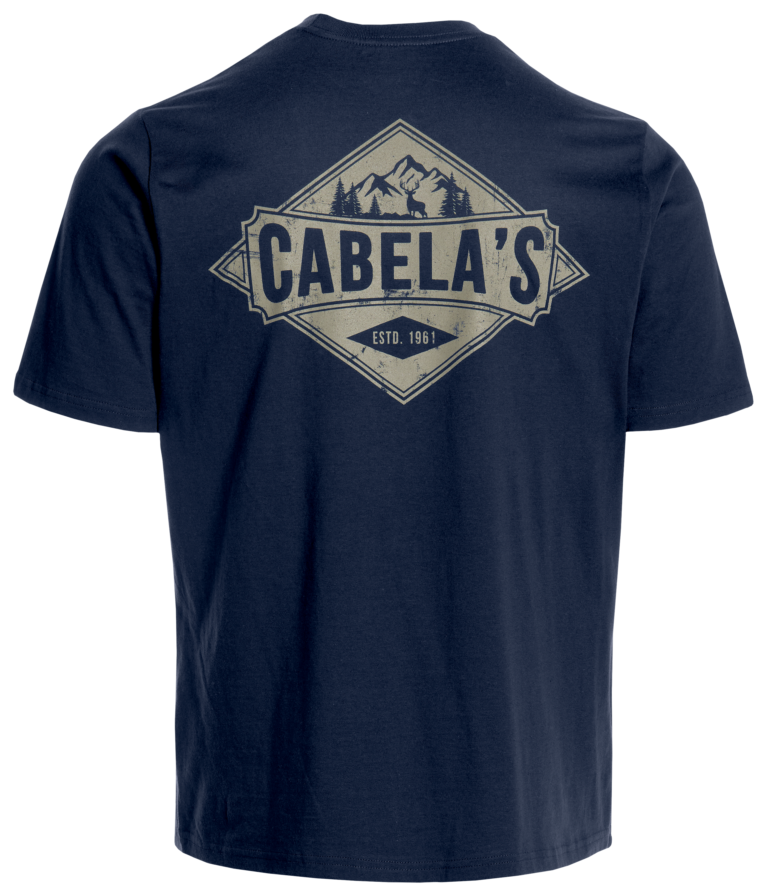 Image of Cabela's Diamond Logo Short-Sleeve T-Shirt - Navy
