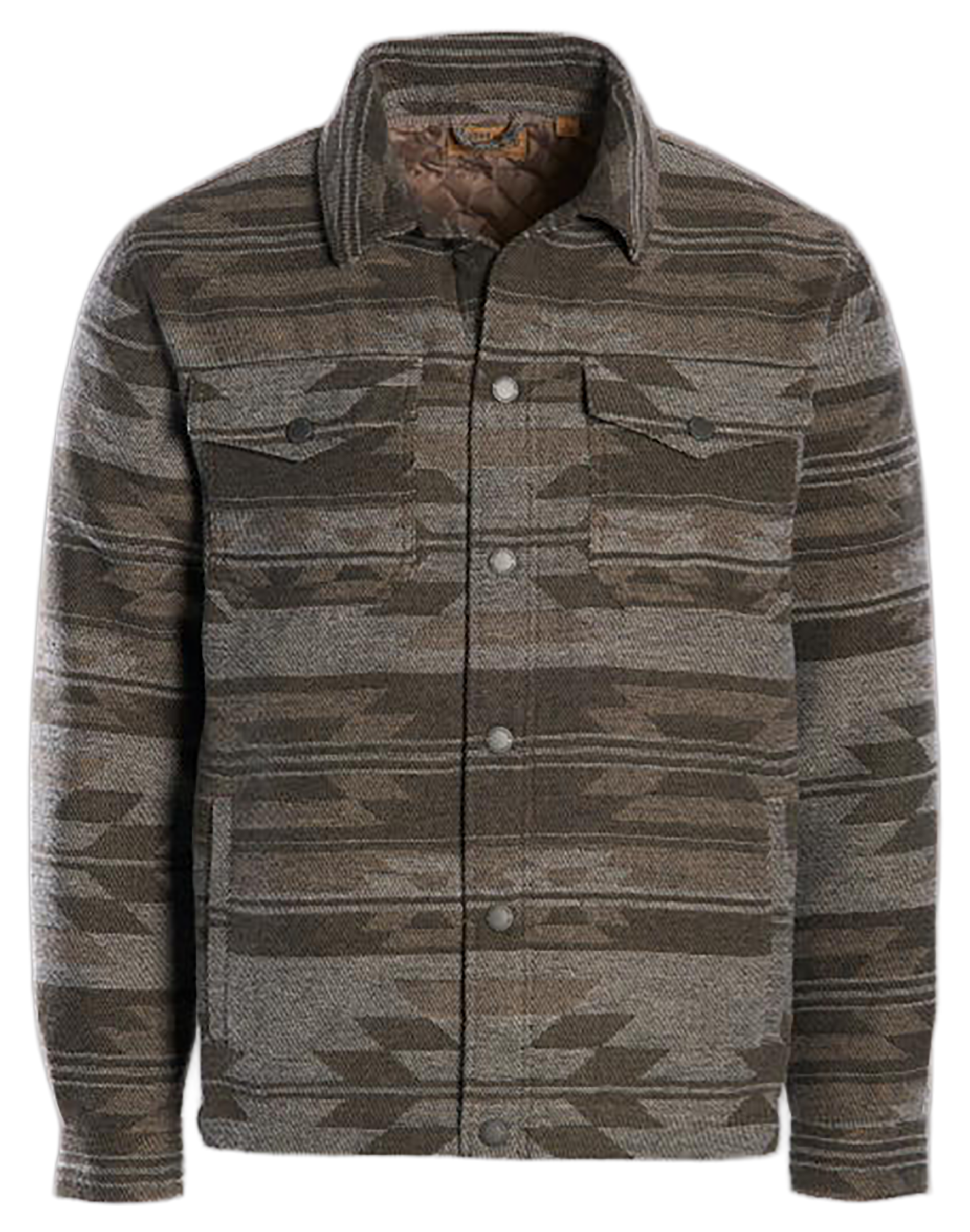 Image of RedHead Ranch Clyde Aztec Jacquard Jacket - Feather Grey