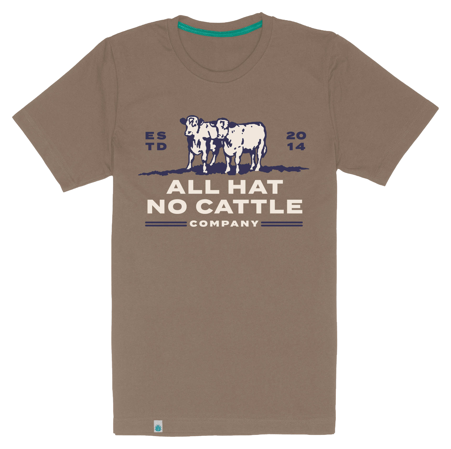 Image of Sendero All Hat Not Cattle Short-Sleeve T-Shirt - Light Brown