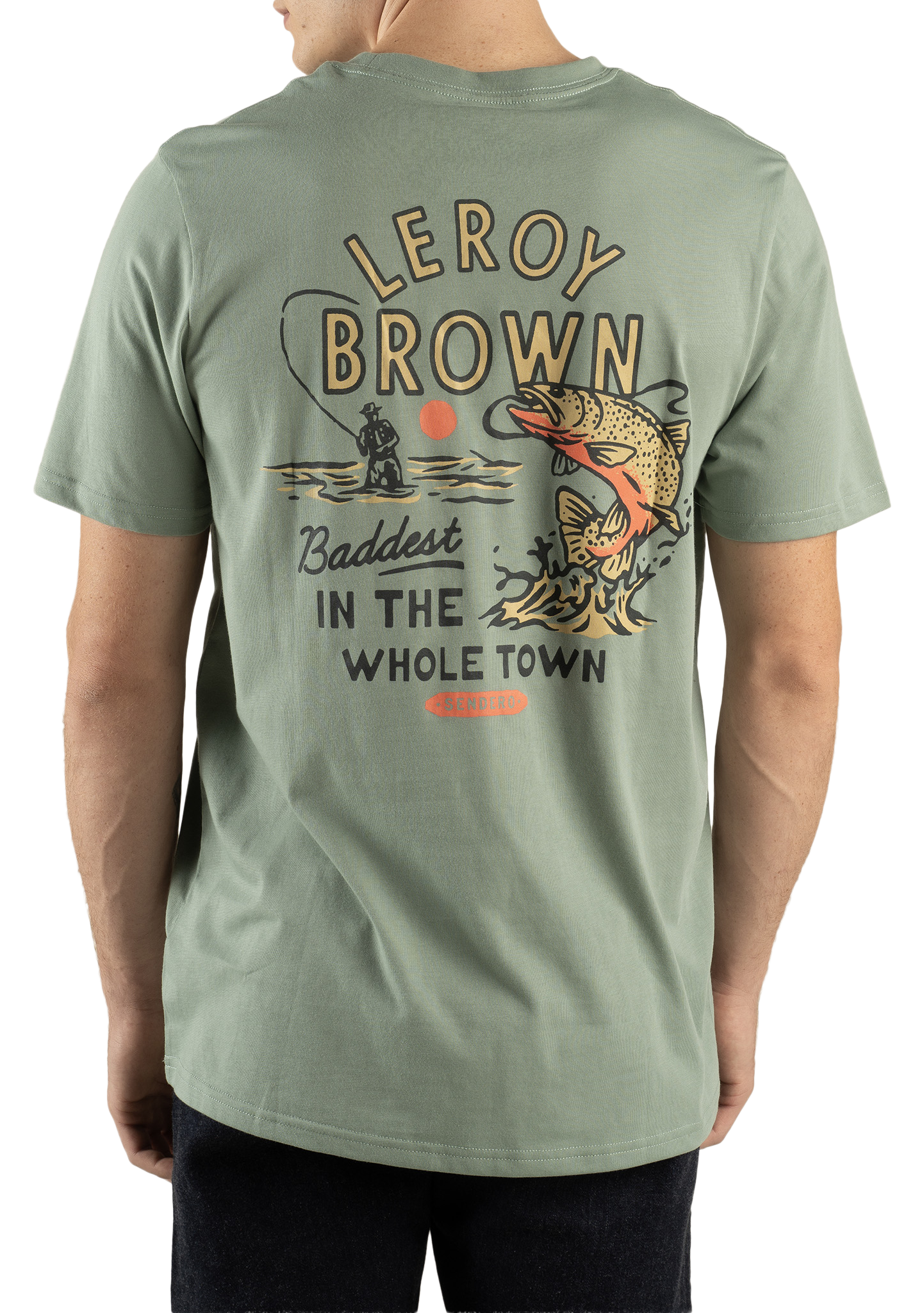 Image of Sendero Leroy Brown Short-Sleeve T-Shirt - Laguna