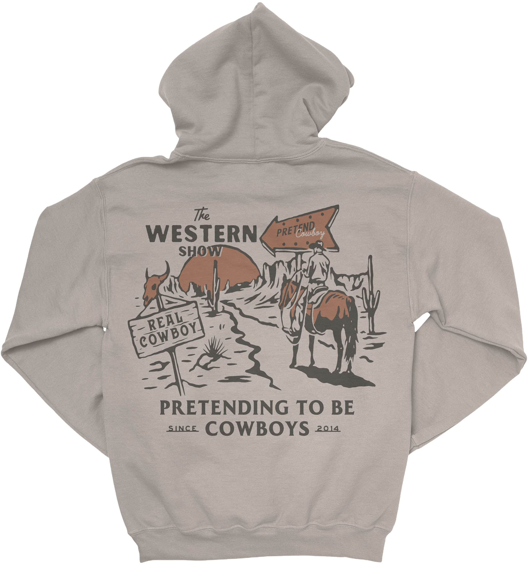 Sendero Western Show Hoodie - Sand