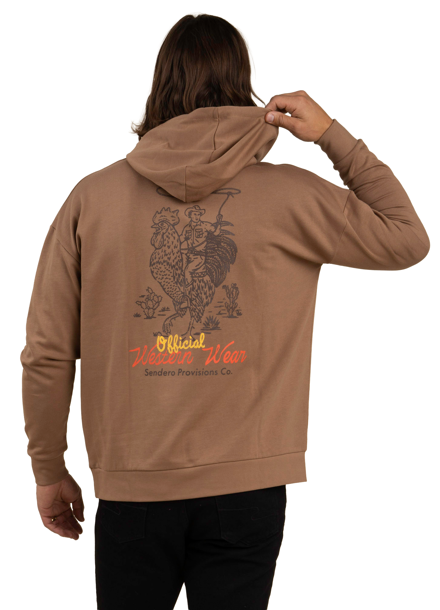 Image of Sendero Official Western Hoodie - Light Brown
