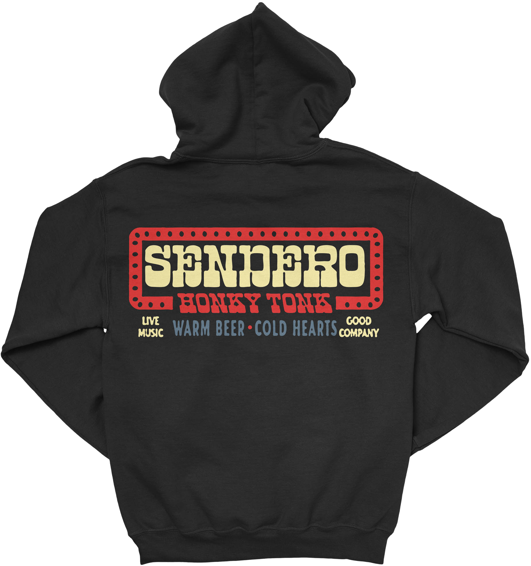Image of Sendero Honky Tonk Hoodie - Black