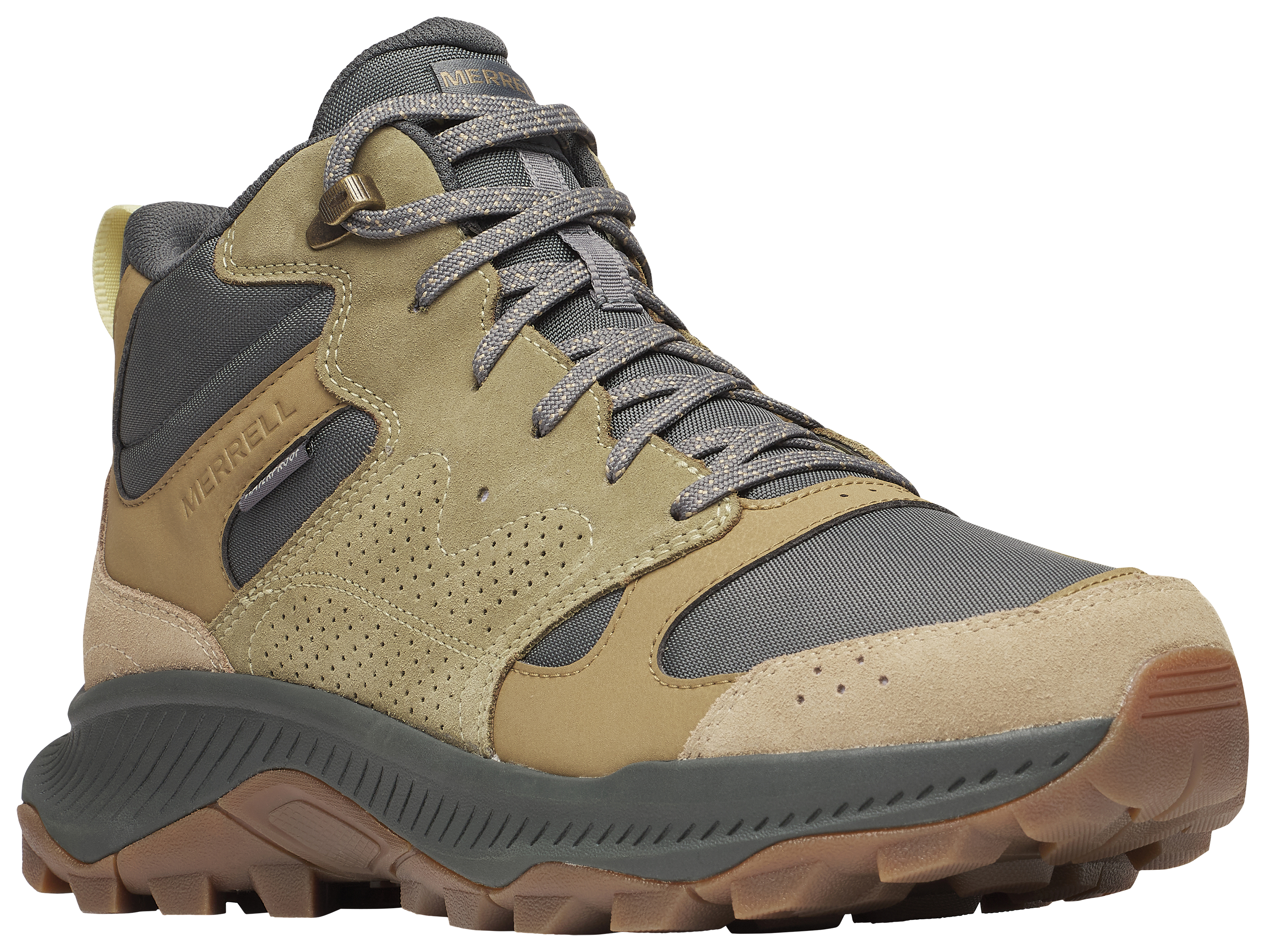 Image of Merrell Tempo Sol Mid Waterproof Hiking Boots for Men - Mountain