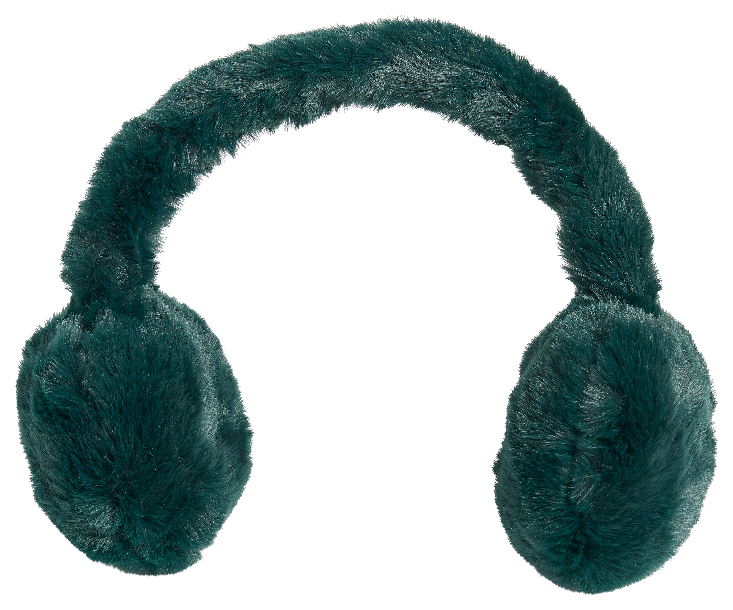 Image of Natural Reflections Faux-Fur Earmuffs - Green