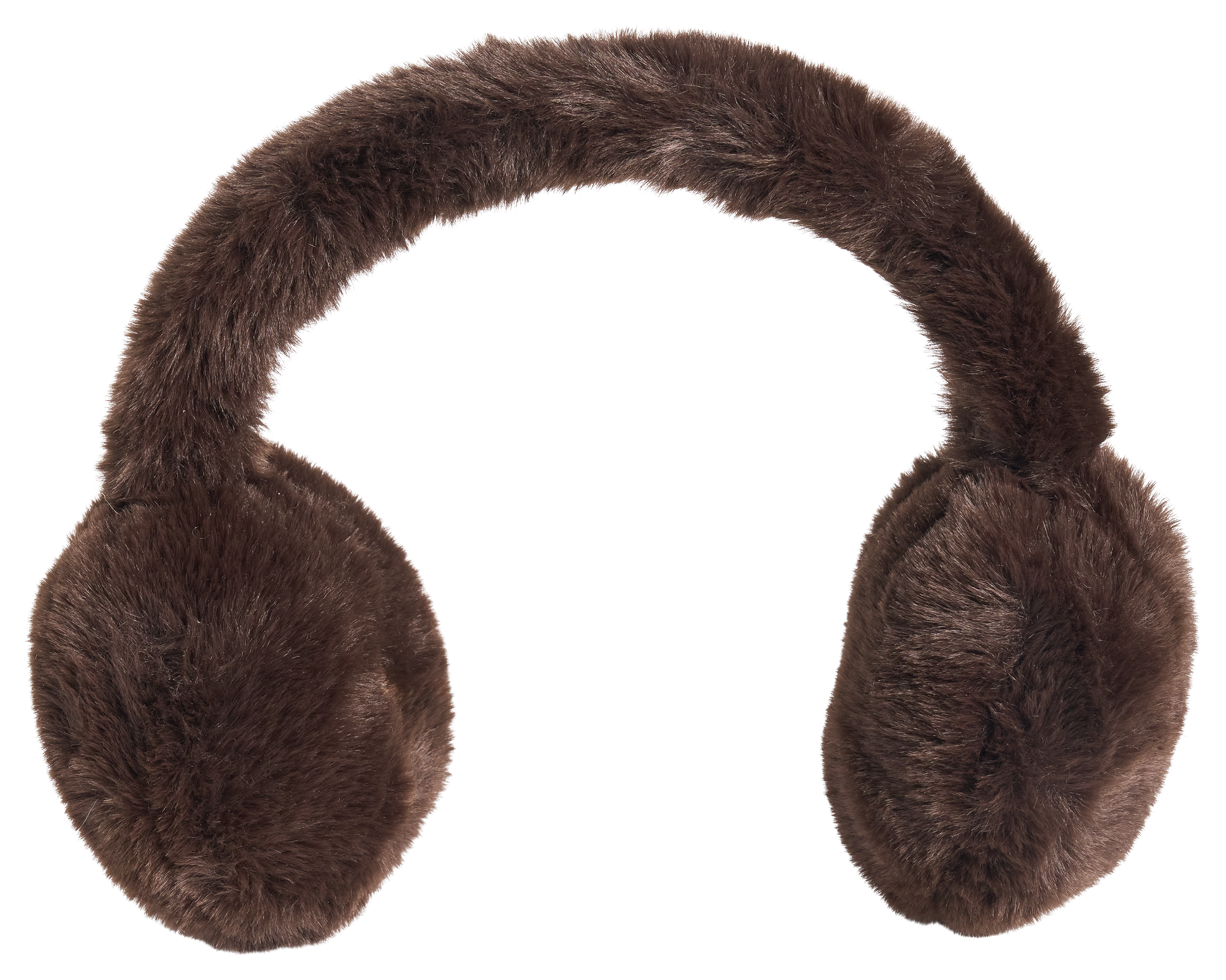 Image of Natural Reflections Faux-Fur Earmuffs - Chocolate