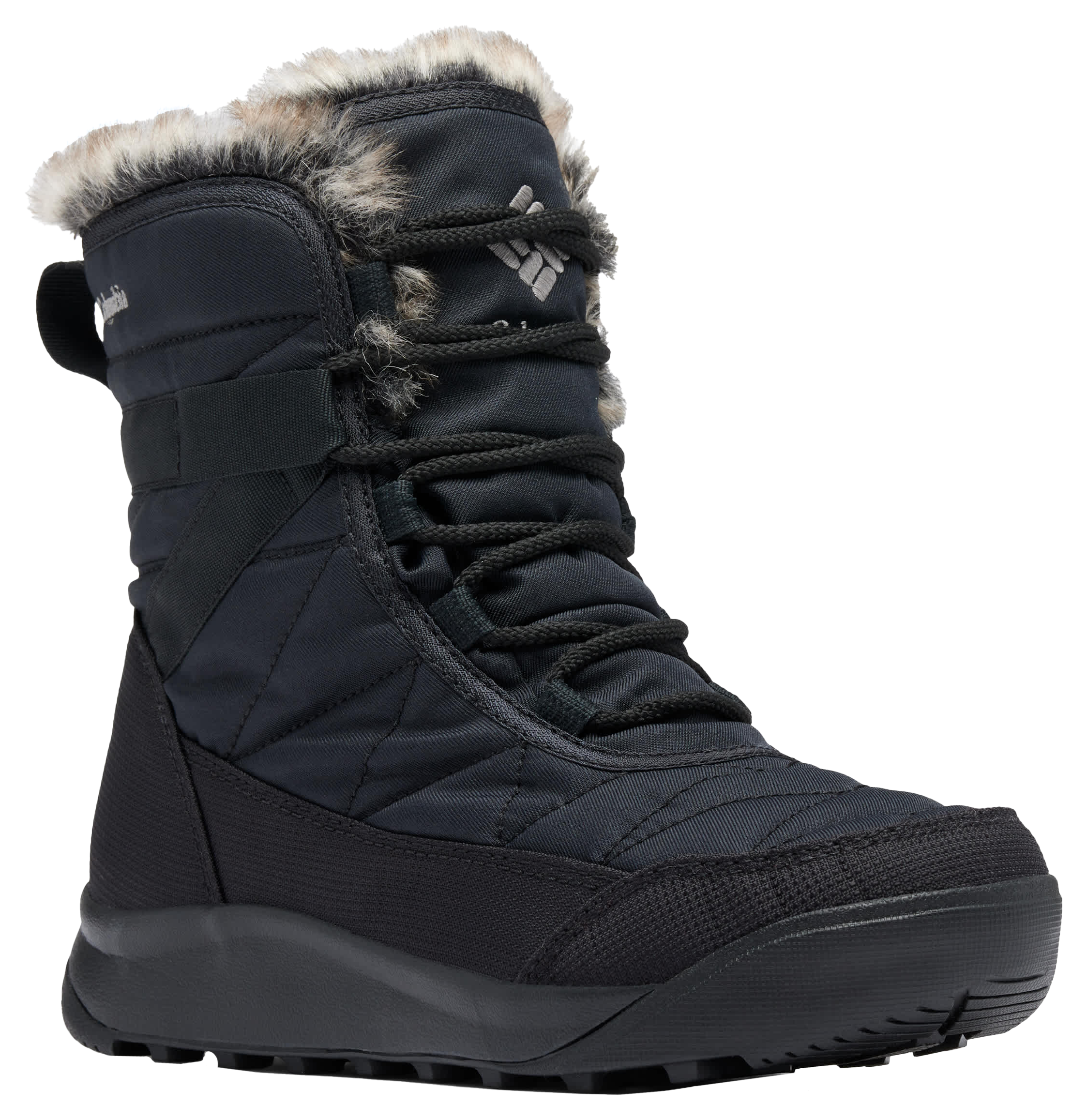 Image of Columbia Minx Shorty IV Insulated Waterproof Winter Boots for Women - Black/Titanium II - 5M